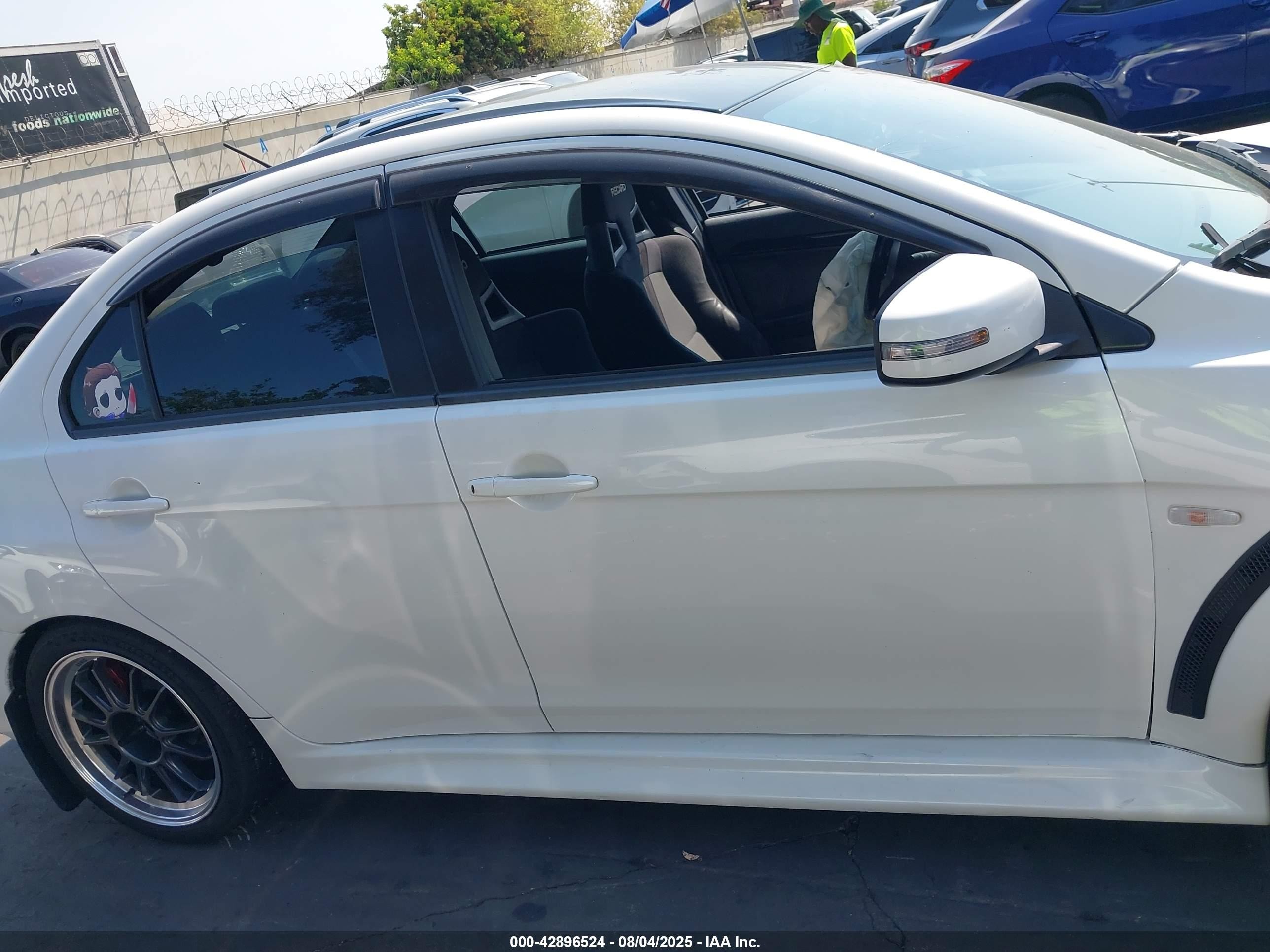 2015 Mitsubishi Lancer Evolution Final Edition White vin: JA32W7FVXFU028648