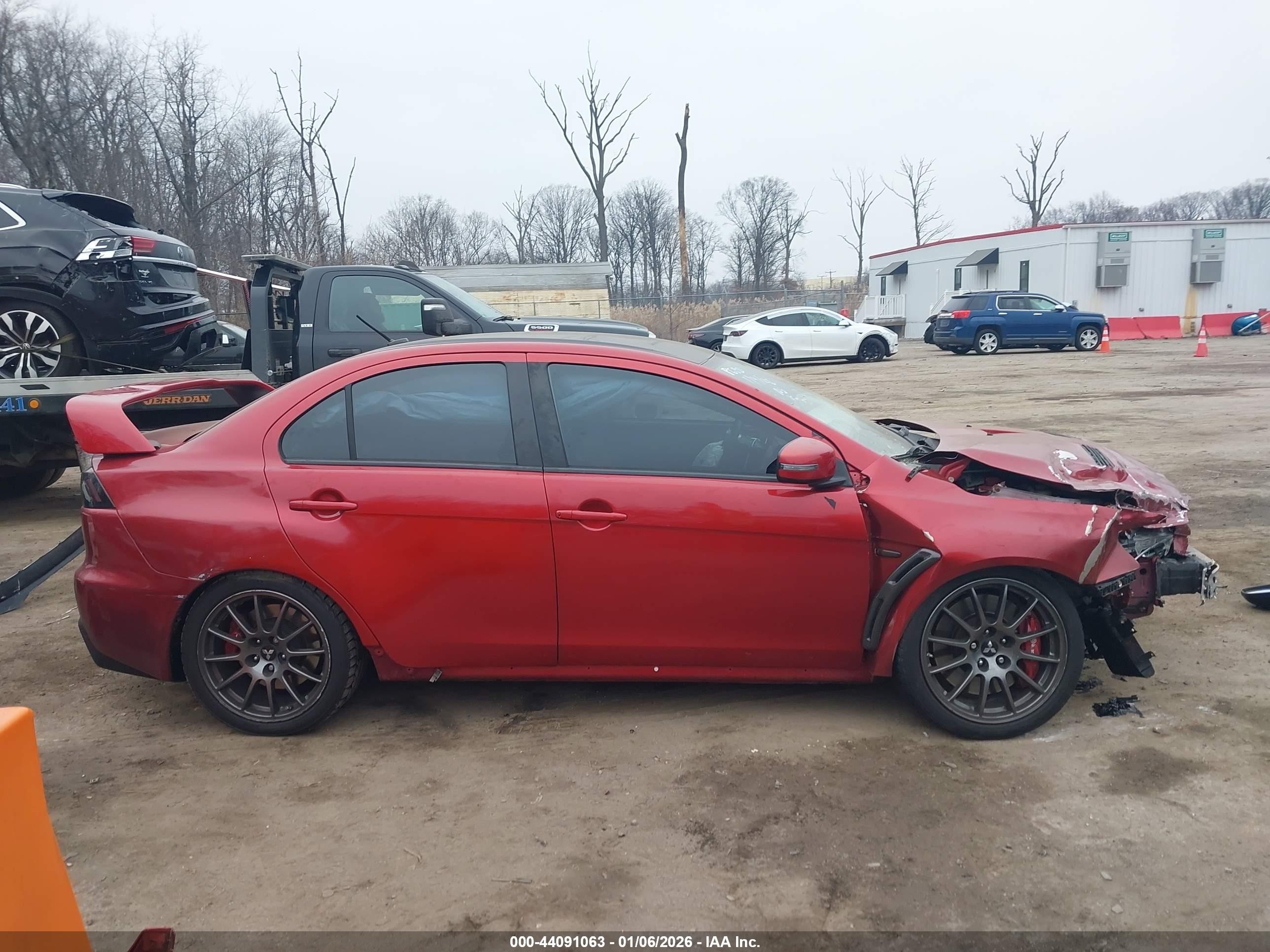 2015 Mitsubishi Lancer Evolution Final Edition Red vin: JA32W7FVXFU028844