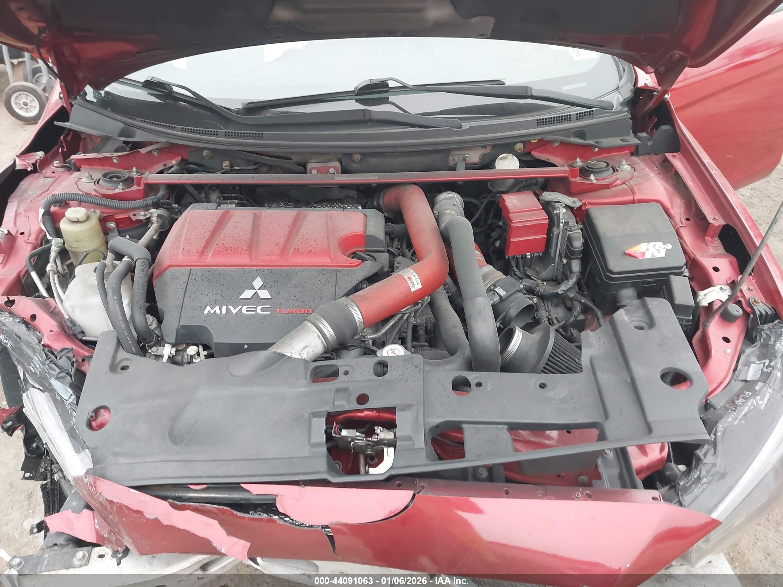 2015 Mitsubishi Lancer Evolution Final Edition Red vin: JA32W7FVXFU028844
