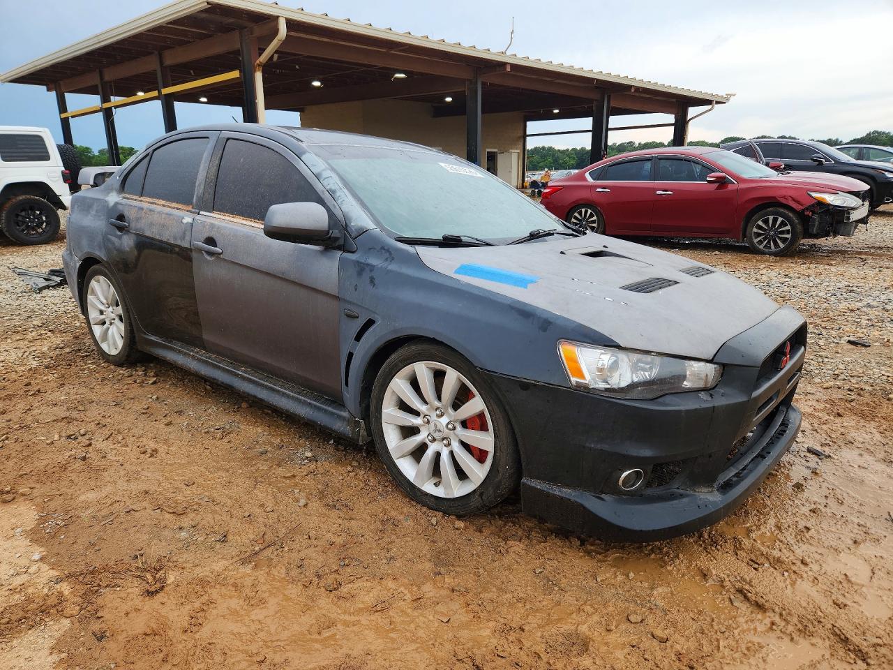 2011 Mitsubishi Lancer Evolution Gsr Charcoal vin: JA32W8FV0BU030697