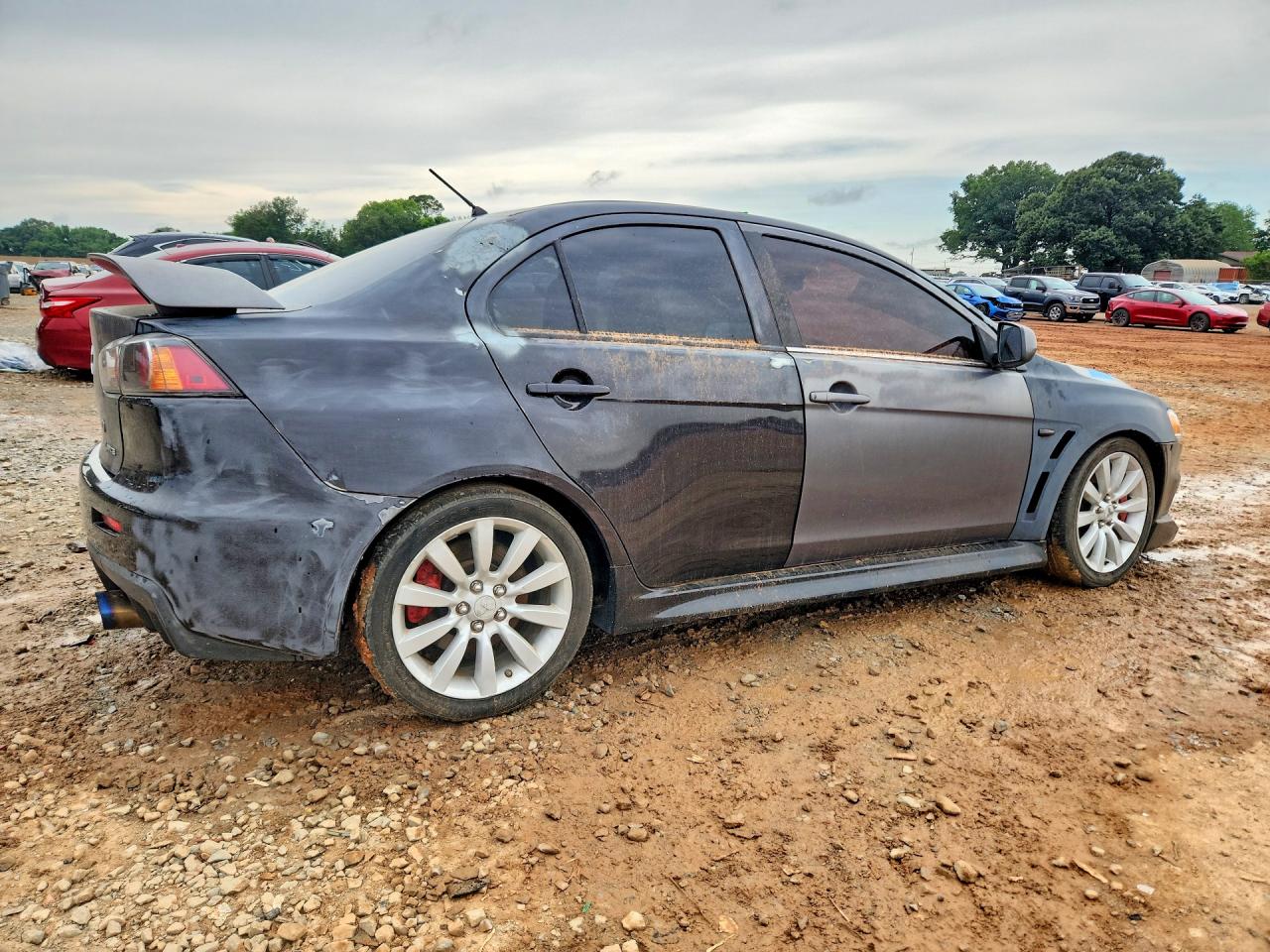 2011 Mitsubishi Lancer Evolution Gsr Charcoal vin: JA32W8FV0BU030697