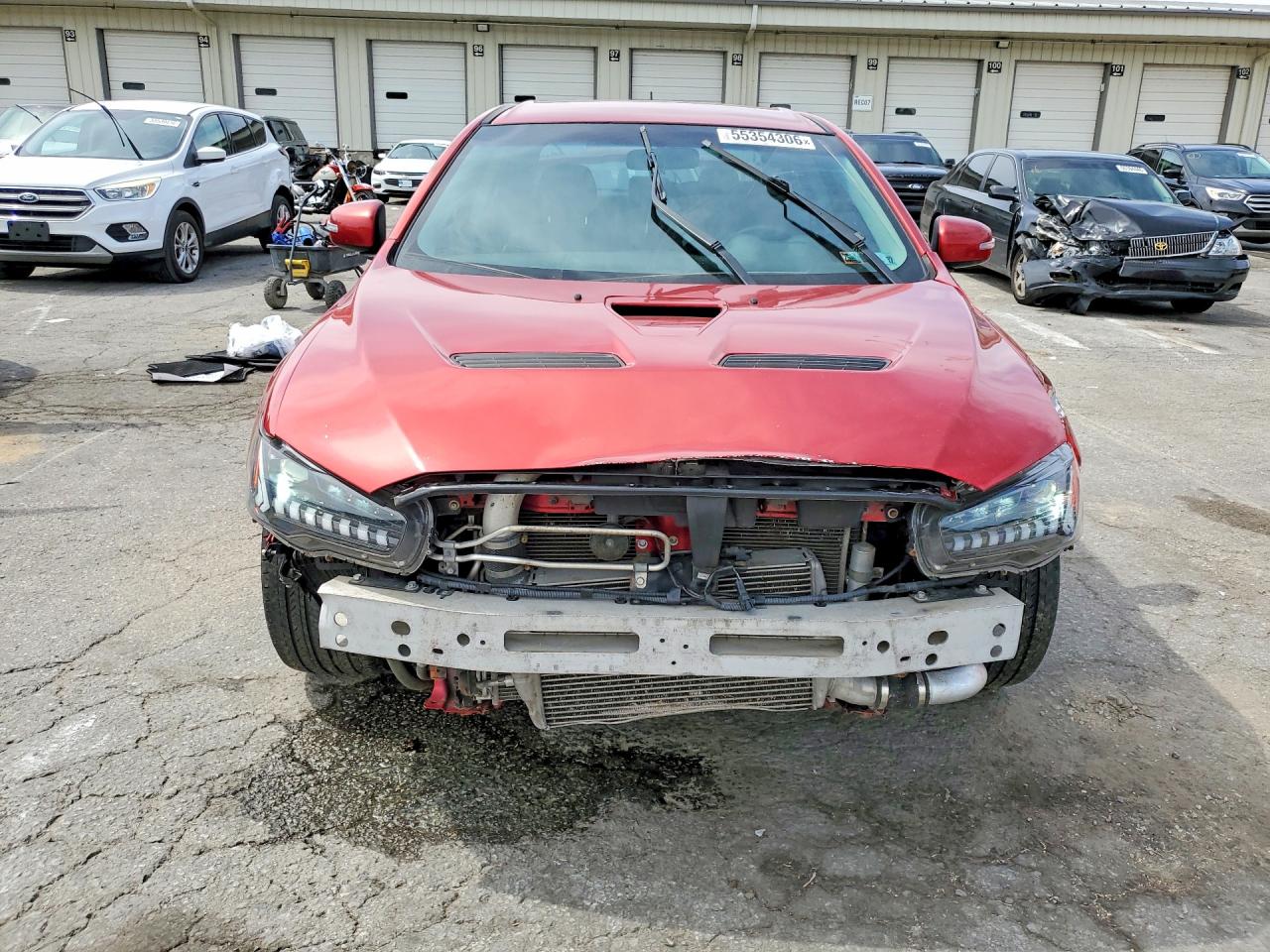 2015 Mitsubishi Lancer Evolution Gsr Red vin: JA32W8FV0FU012416