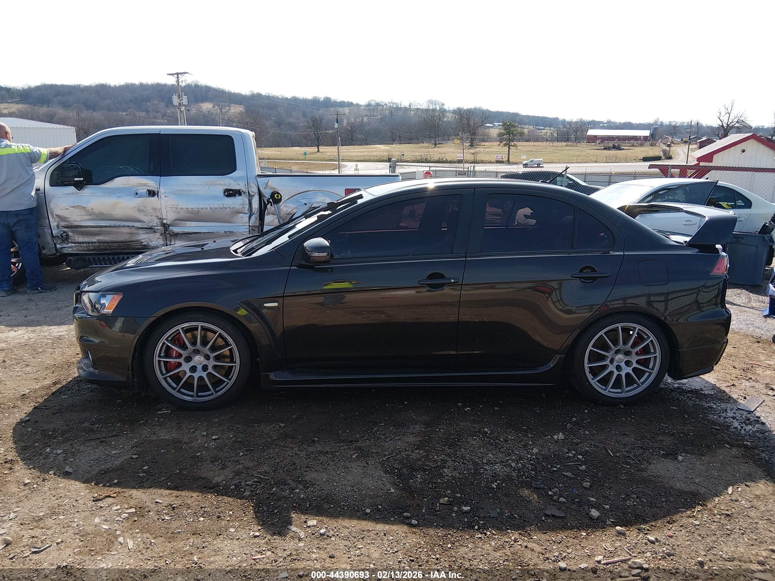 2015 Mitsubishi Lancer Evolution Gsr Black vin: JA32W8FV0FU021245