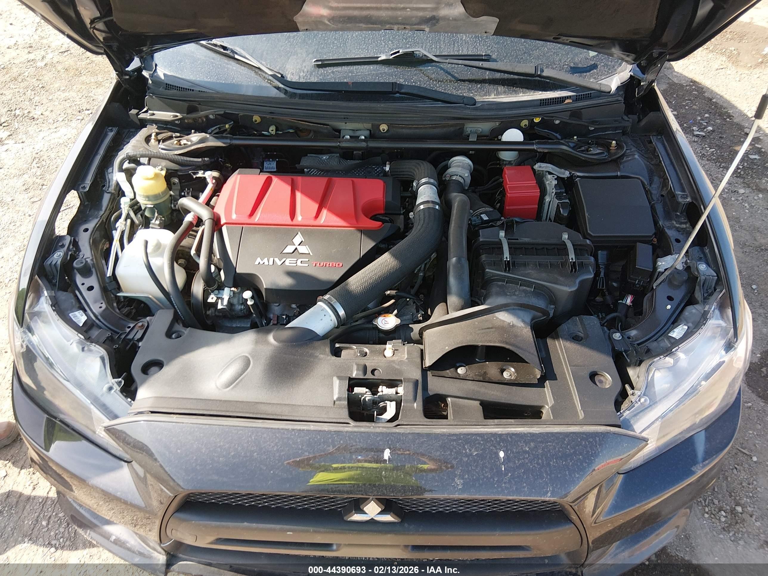 2015 Mitsubishi Lancer Evolution Gsr Black vin: JA32W8FV0FU021245