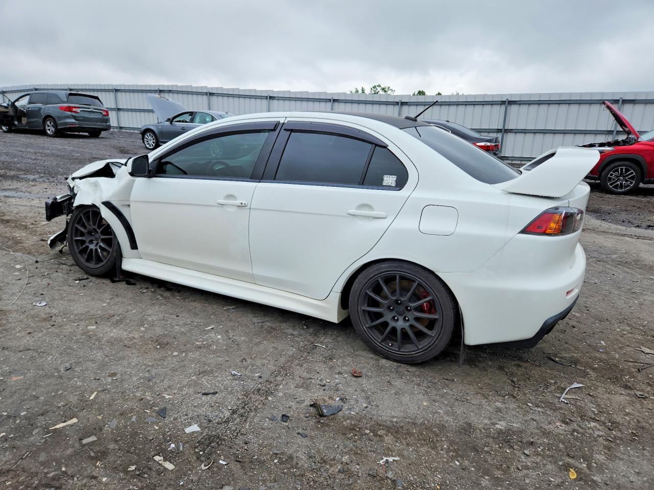 2011 Mitsubishi Lancer Evolution Gsr Белый vin: JA32W8FV3BU046909