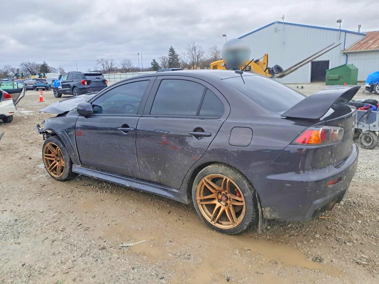 2012 Mitsubishi Lancer Evolution Gsr Gray vin: JA32W8FV3CU008436
