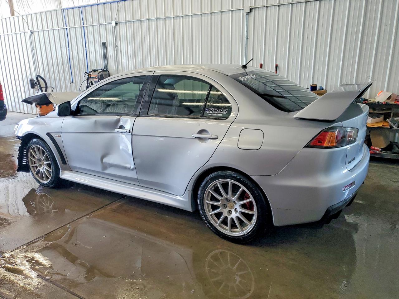 2012 Mitsubishi Lancer Evolution Gsr Silver vin: JA32W8FV3CU015449
