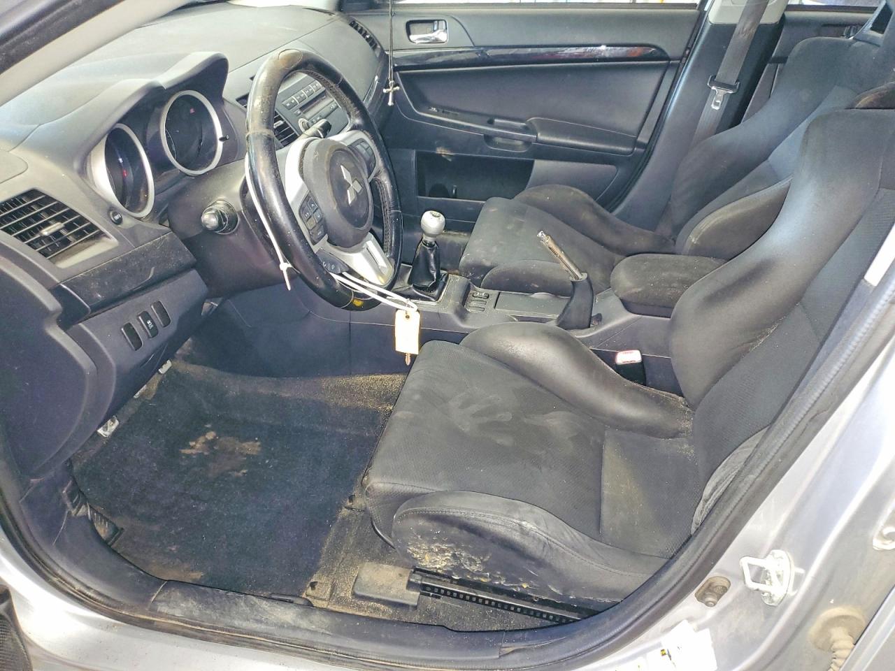 2012 Mitsubishi Lancer Evolution Gsr Silver vin: JA32W8FV3CU015449