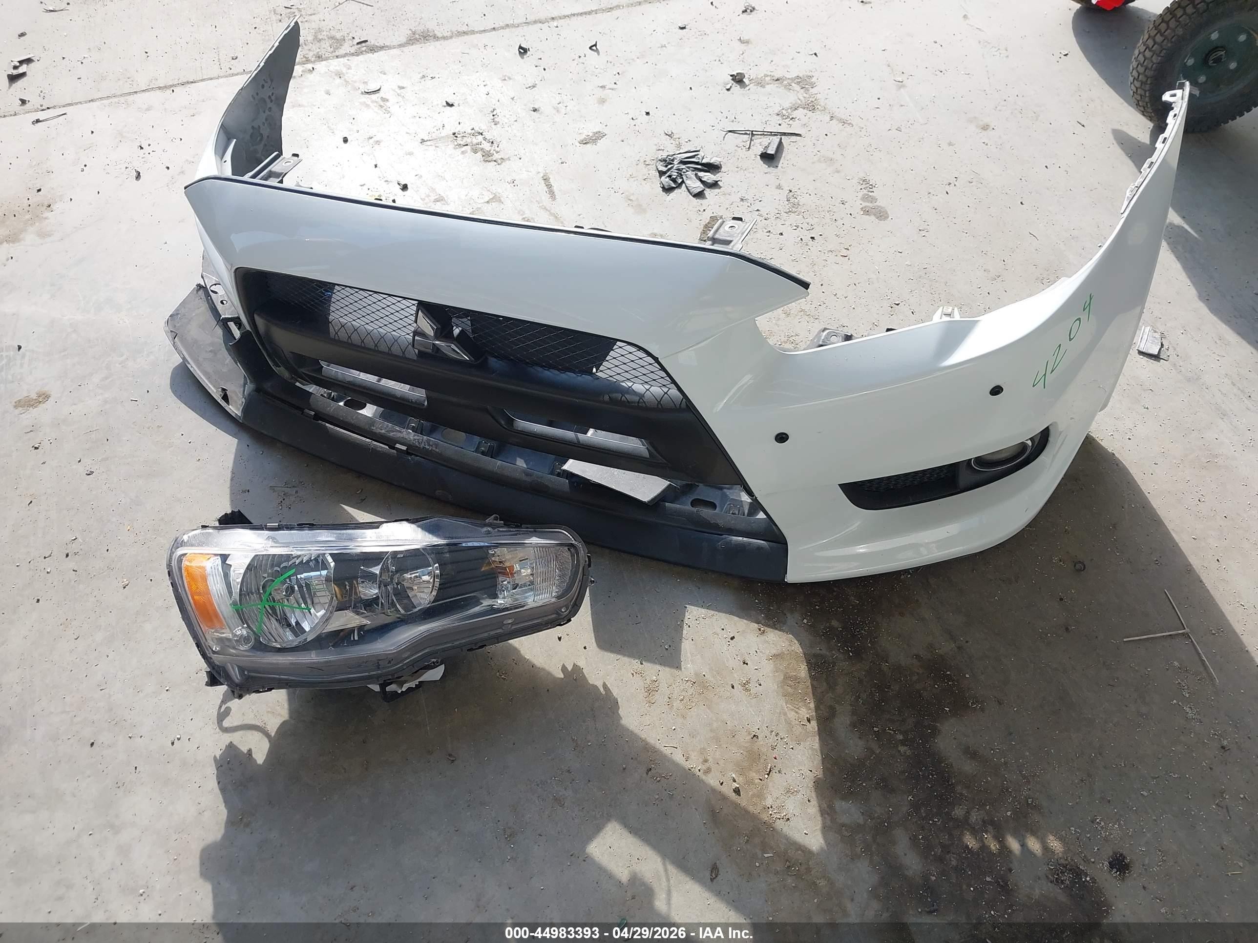 2015 Mitsubishi Lancer Evolution Gsr White vin: JA32W8FV4FU007946