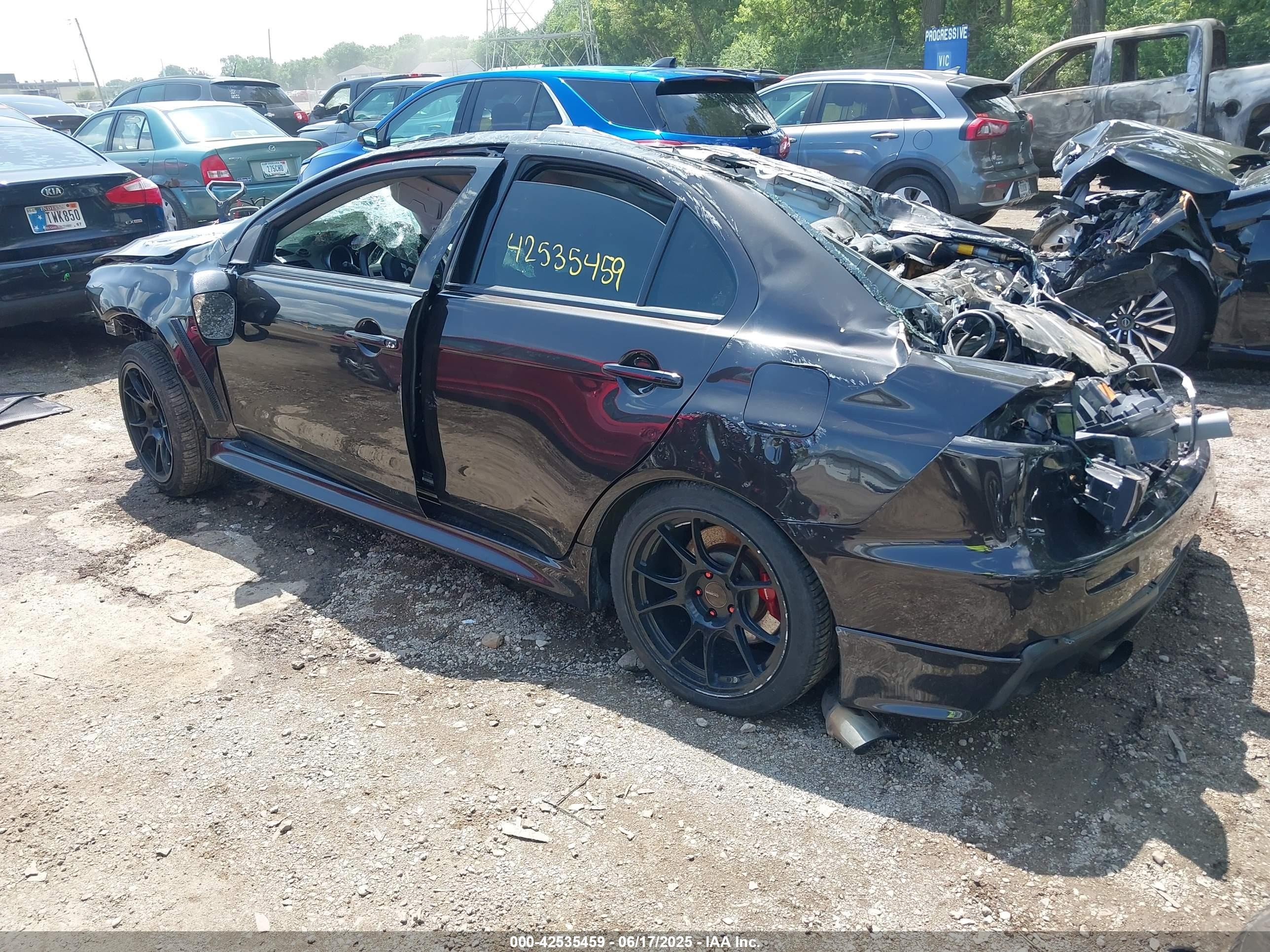 2015 Mitsubishi Lancer Evolution Gsr Brown vin: JA32W8FV4FU008711