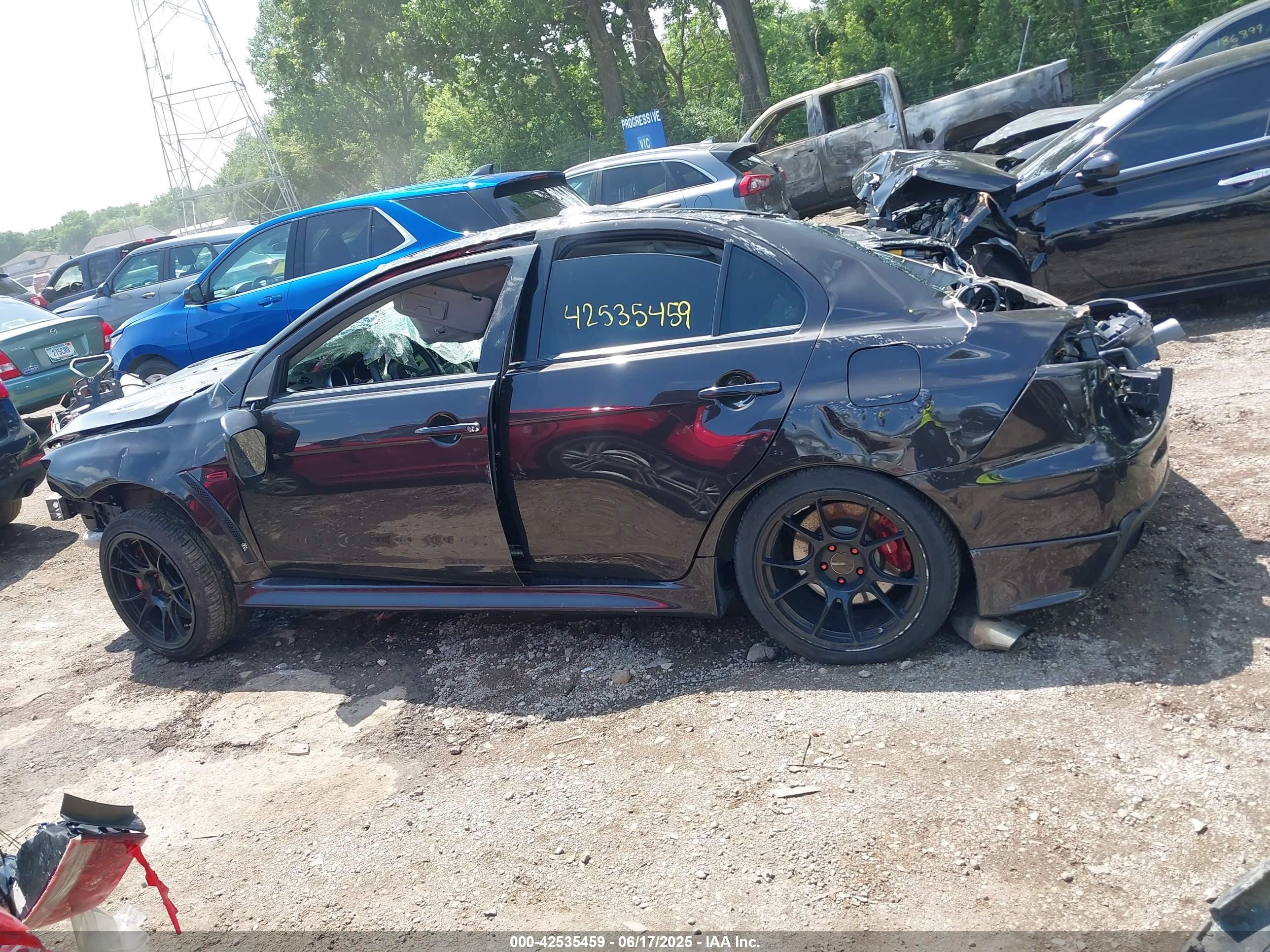 2015 Mitsubishi Lancer Evolution Gsr Brown vin: JA32W8FV4FU008711