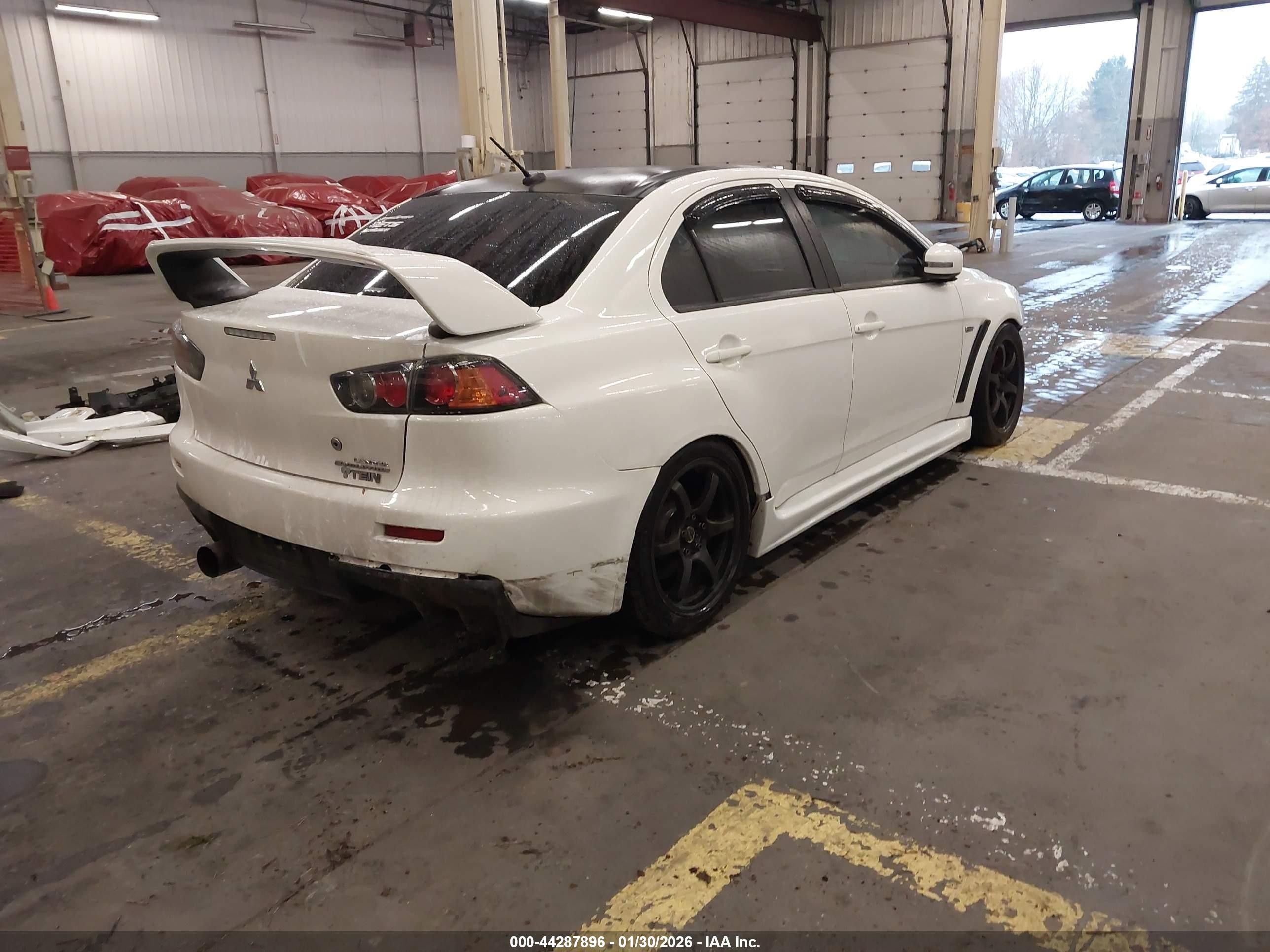 2015 Mitsubishi Lancer Evolution Gsr Белый vin: JA32W8FV5FU006207