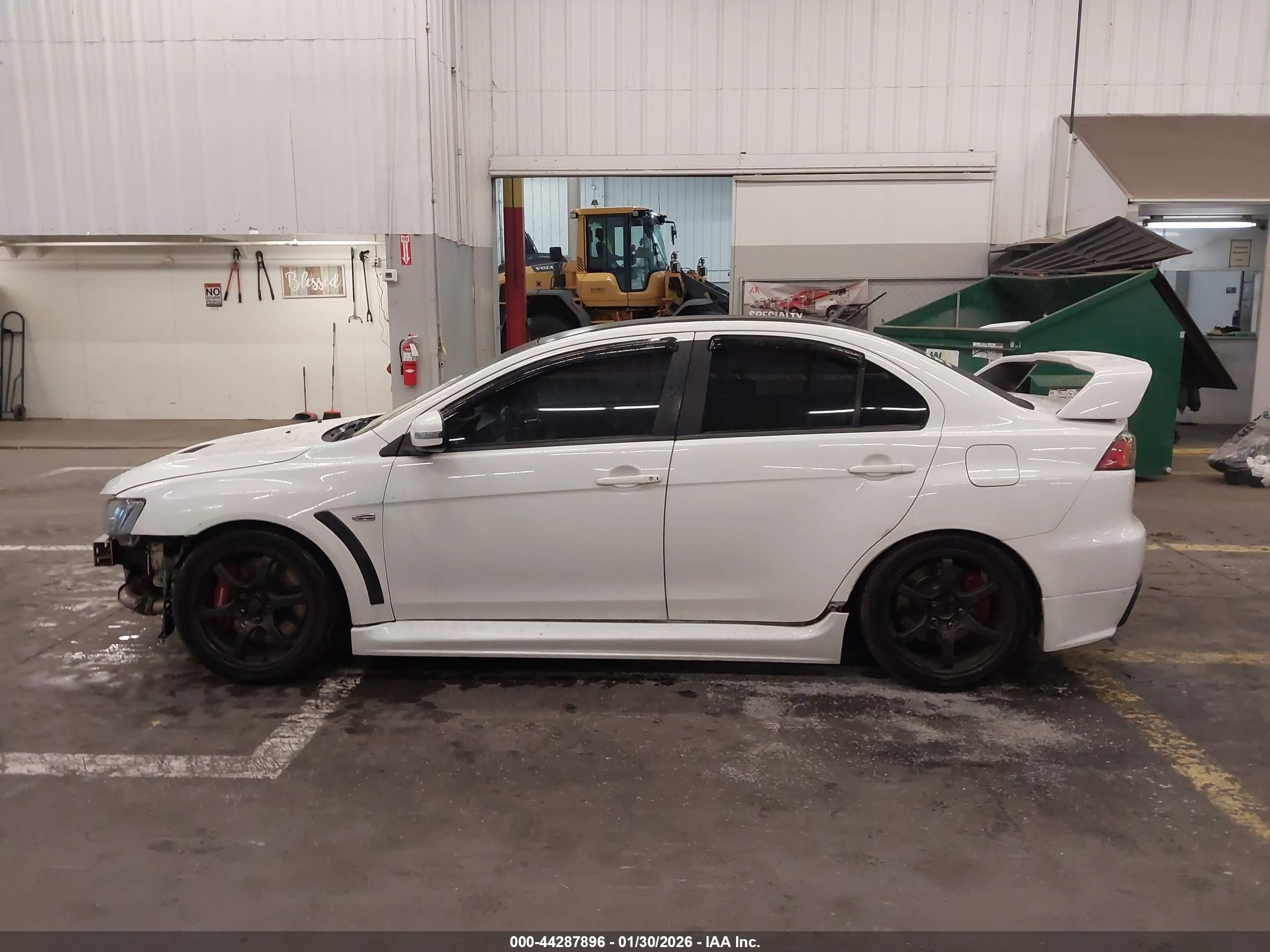 2015 Mitsubishi Lancer Evolution Gsr Белый vin: JA32W8FV5FU006207