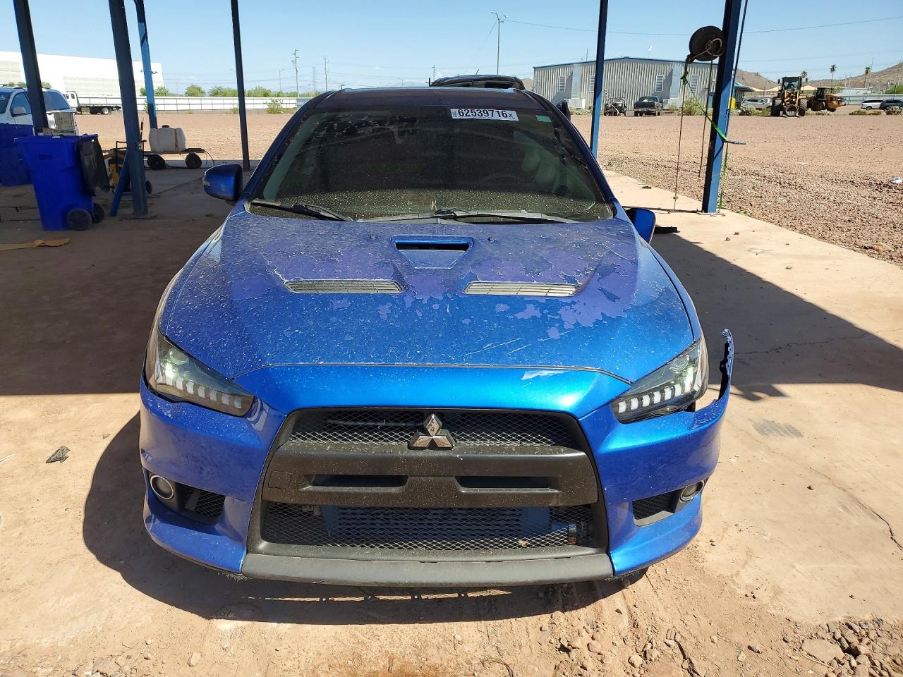 2015 Mitsubishi Lancer Evolution Gsr Blue vin: JA32W8FV6FU026515