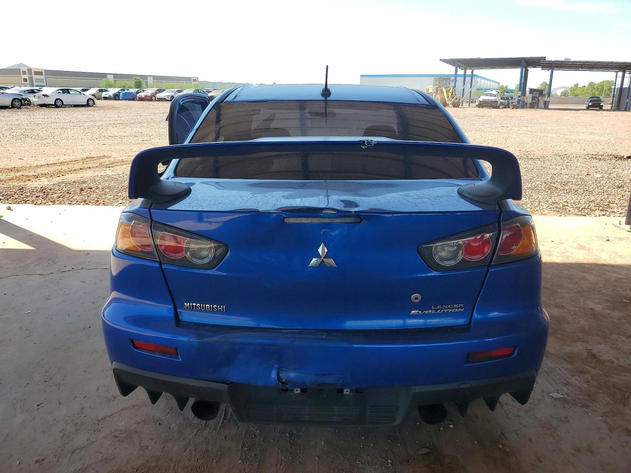 2015 Mitsubishi Lancer Evolution Gsr Blue vin: JA32W8FV6FU026515
