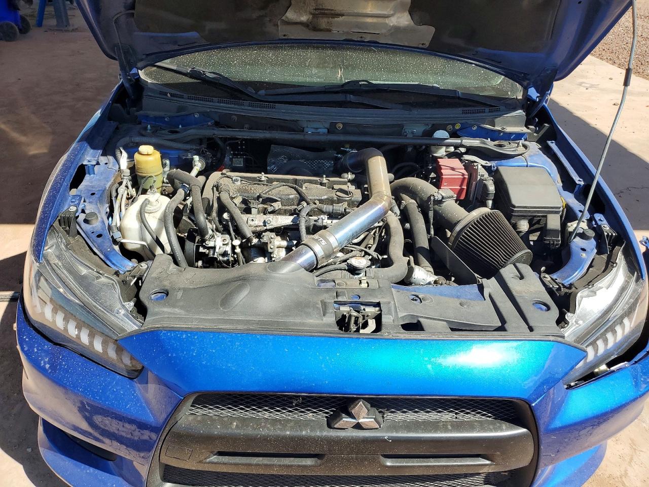 2015 Mitsubishi Lancer Evolution Gsr Blue vin: JA32W8FV6FU026515
