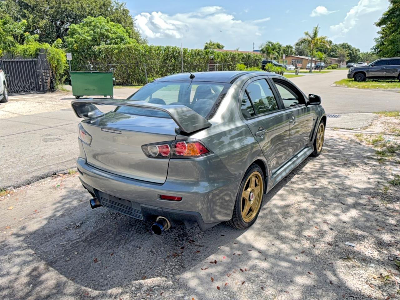 2012 Mitsubishi Lancer Evolution Gsr Gray vin: JA32W8FV7CU010819