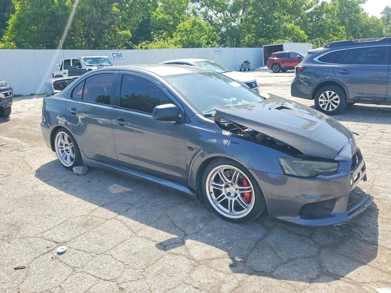 2011 Mitsubishi Lancer Evolution Se Black vin: JA32W8FV8BU043200