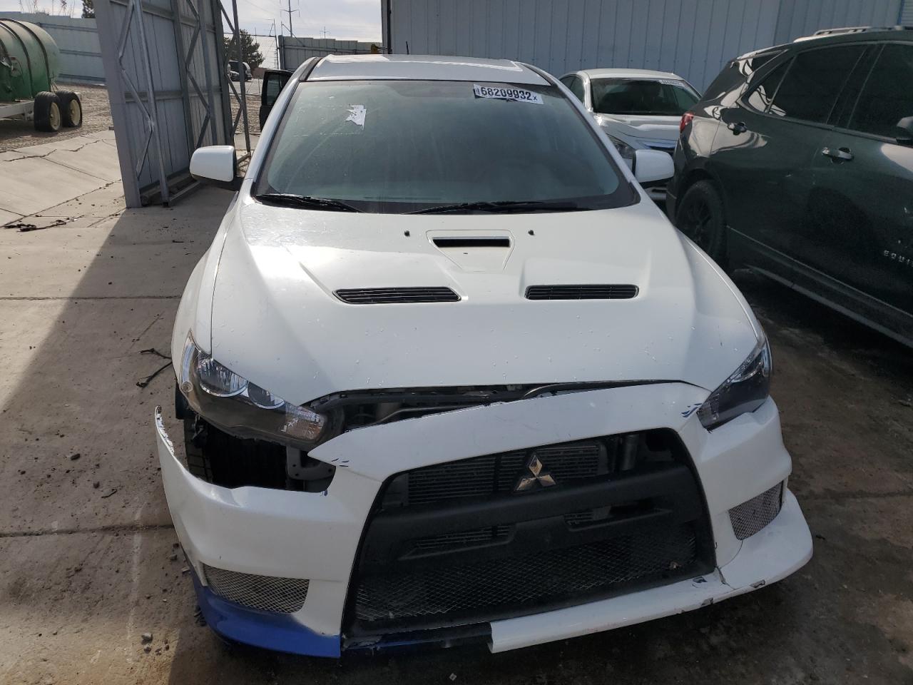 2013 Mitsubishi Lancer Evolution Gsr White vin: JA32W8FV8DU015772