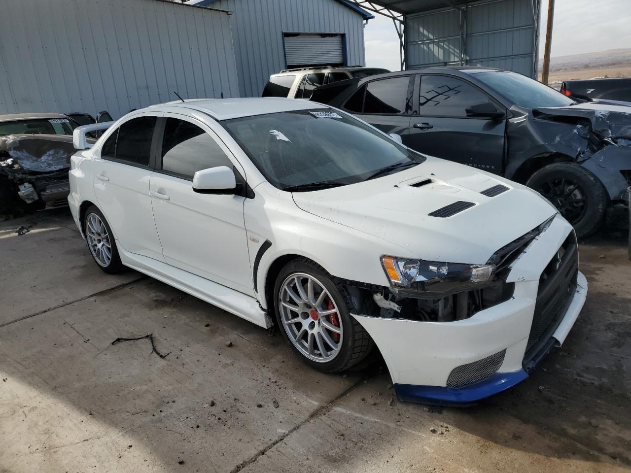 2013 Mitsubishi Lancer Evolution Gsr White vin: JA32W8FV8DU015772