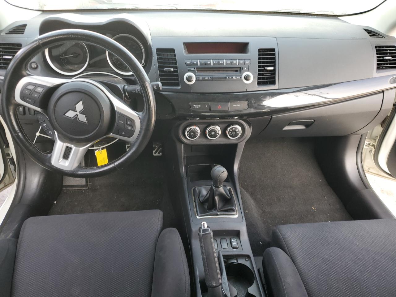 2013 Mitsubishi Lancer Evolution Gsr White vin: JA32W8FV8DU015772