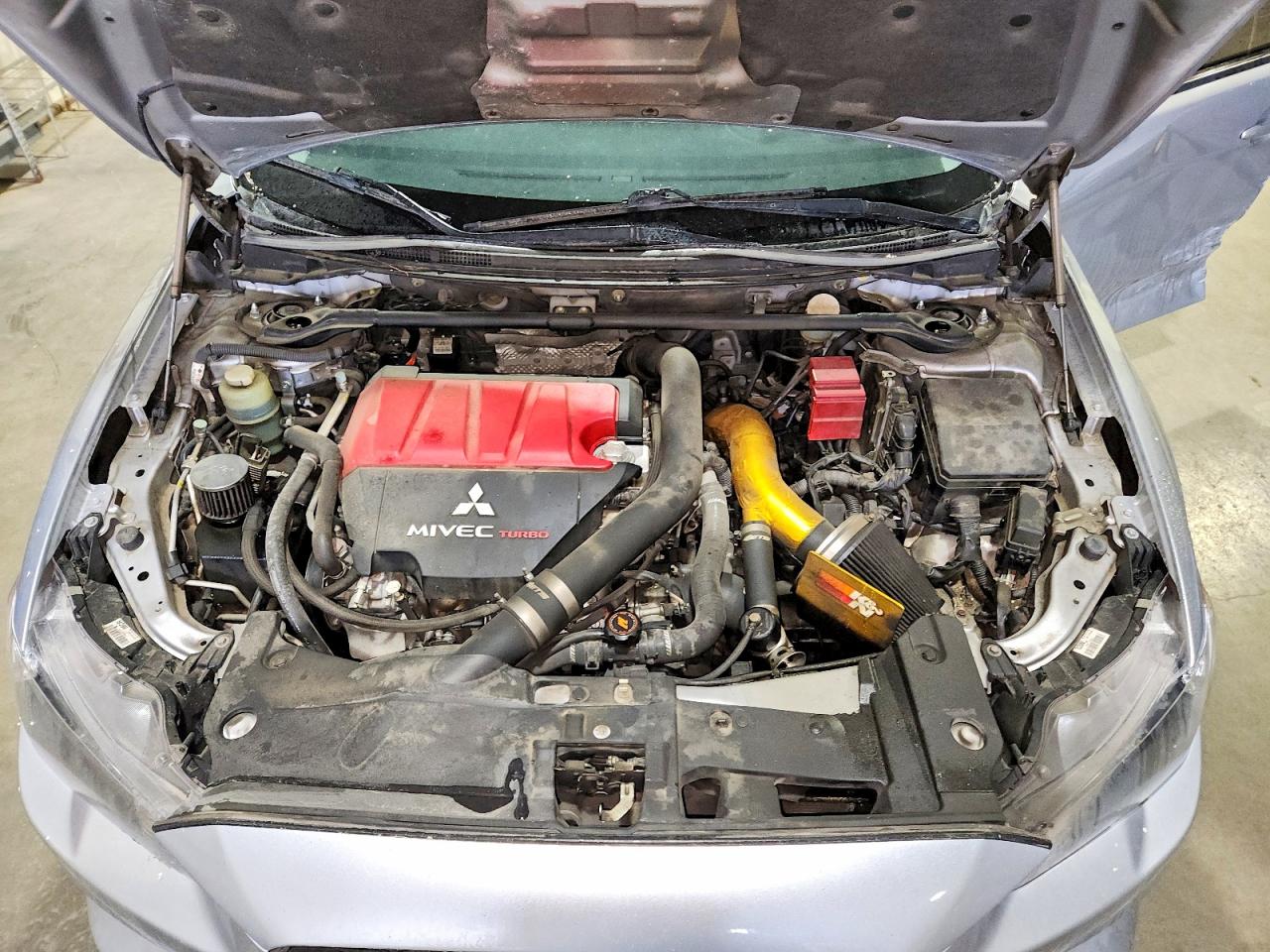 2013 Mitsubishi Lancer Evolution Gsr Silver vin: JA32W8FV8DU016579