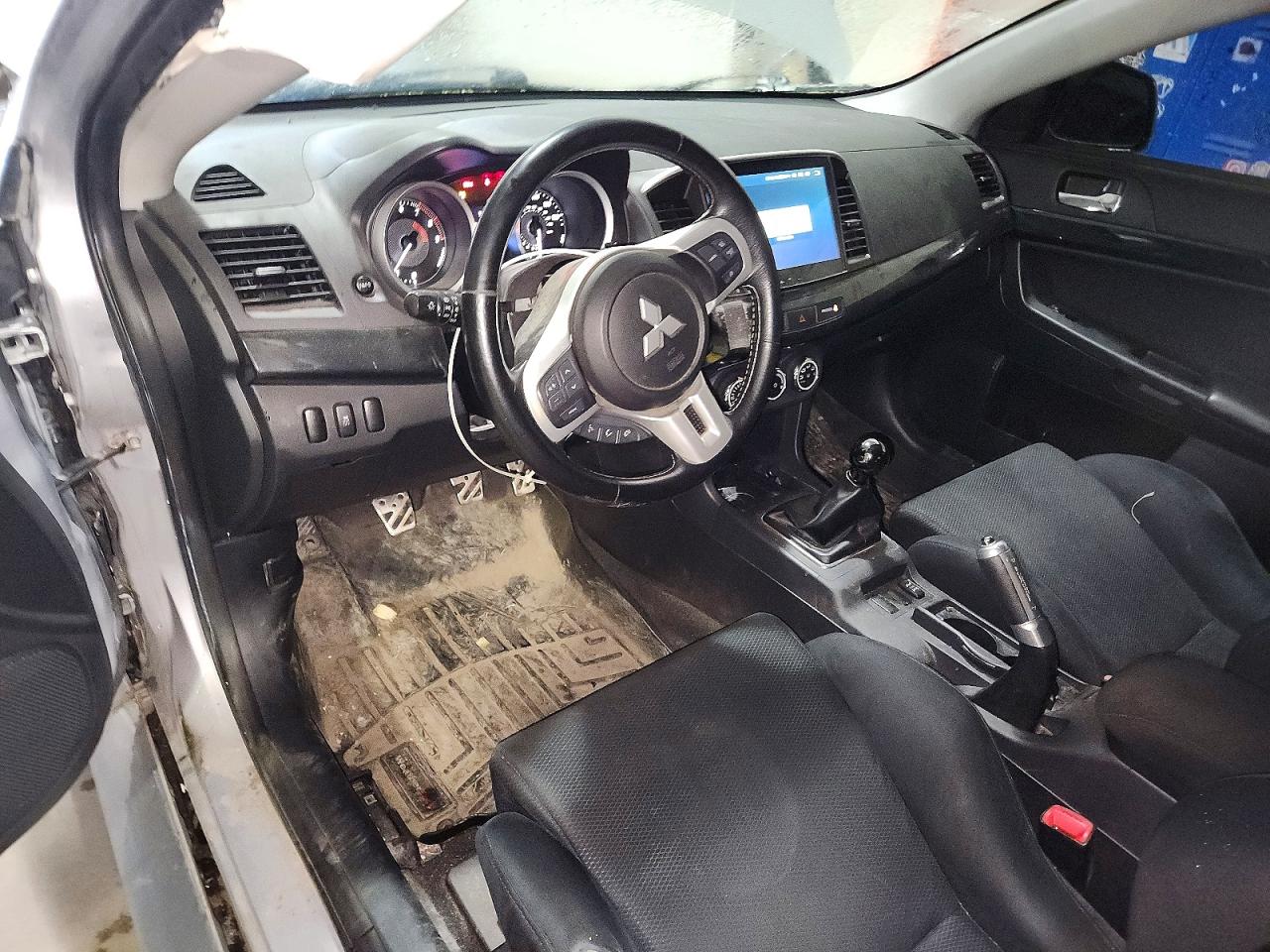 2013 Mitsubishi Lancer Evolution Gsr Silver vin: JA32W8FV8DU016579