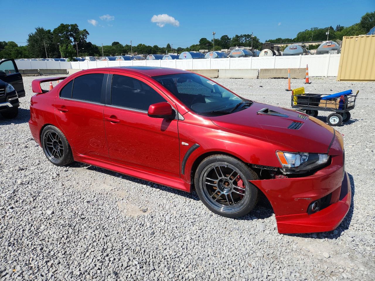 2011 Mitsubishi Lancer Evolution Gsr Red vin: JA32W8FV9BU046901
