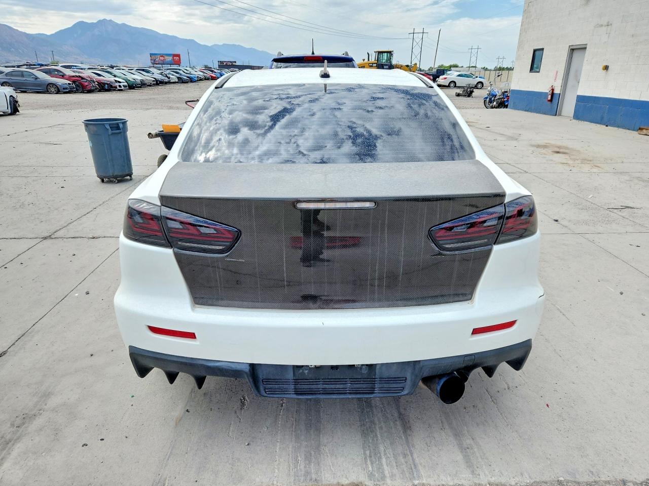 2014 Mitsubishi Lancer Evolution Gsr White vin: JA32W8FV9EU023798