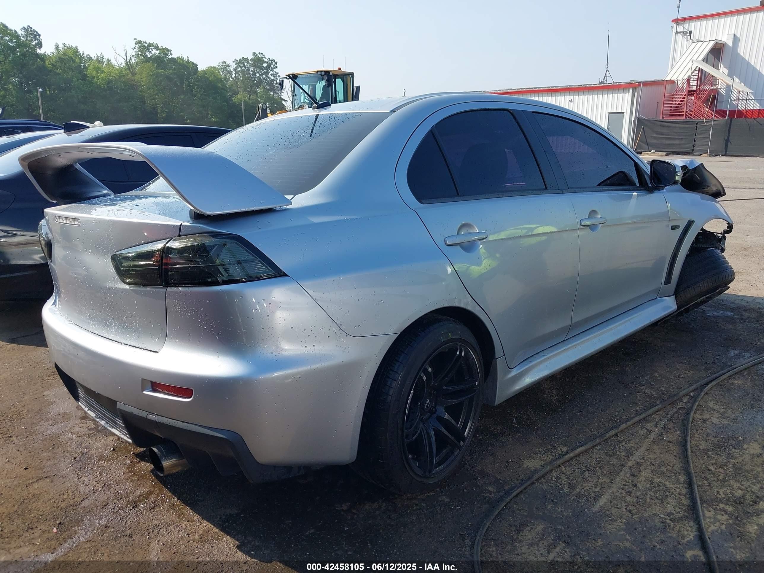 2015 Mitsubishi Lancer Evolution Gsr Silver vin: JA32W8FV9FU006713