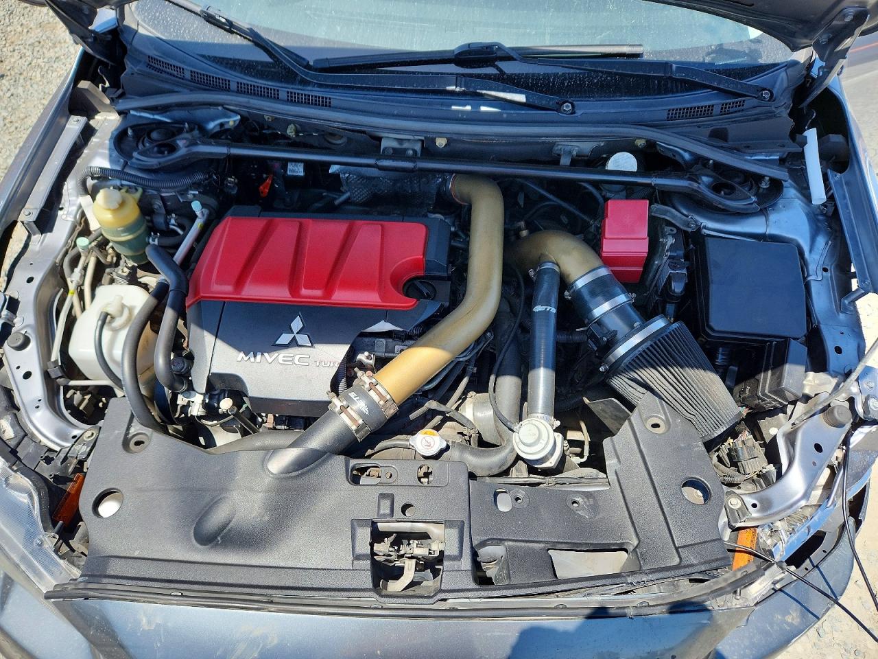 2014 Mitsubishi Lancer Evolution Gsr Silver vin: JA32W8FVXEU021722