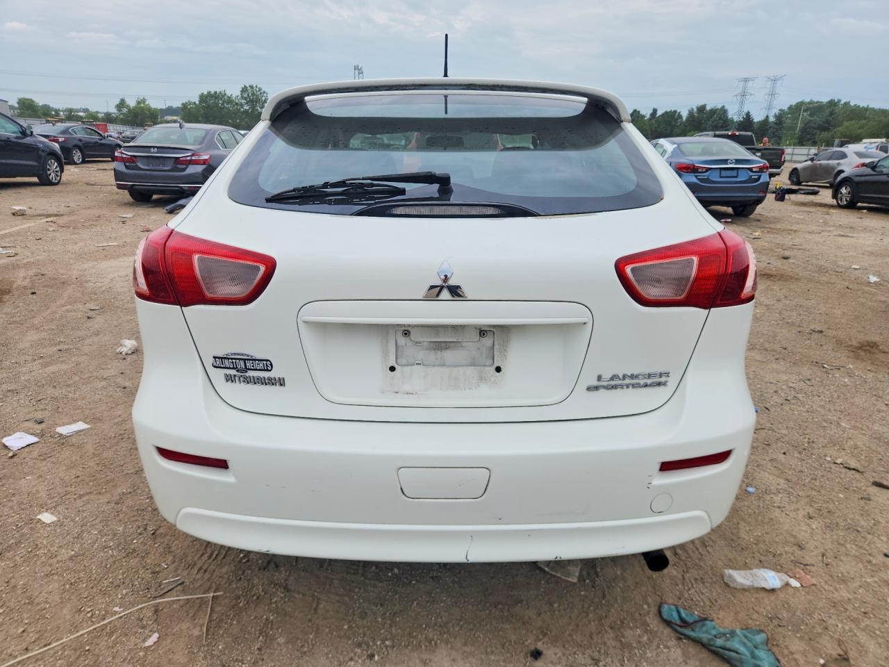 2012 Mitsubishi Lancer Es/es Sport White vin: JA32X2HU1CU014136