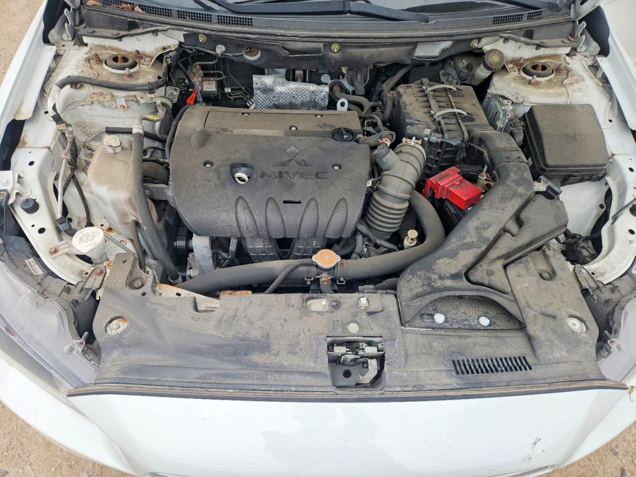 2012 Mitsubishi Lancer Es/es Sport White vin: JA32X2HU1CU014136