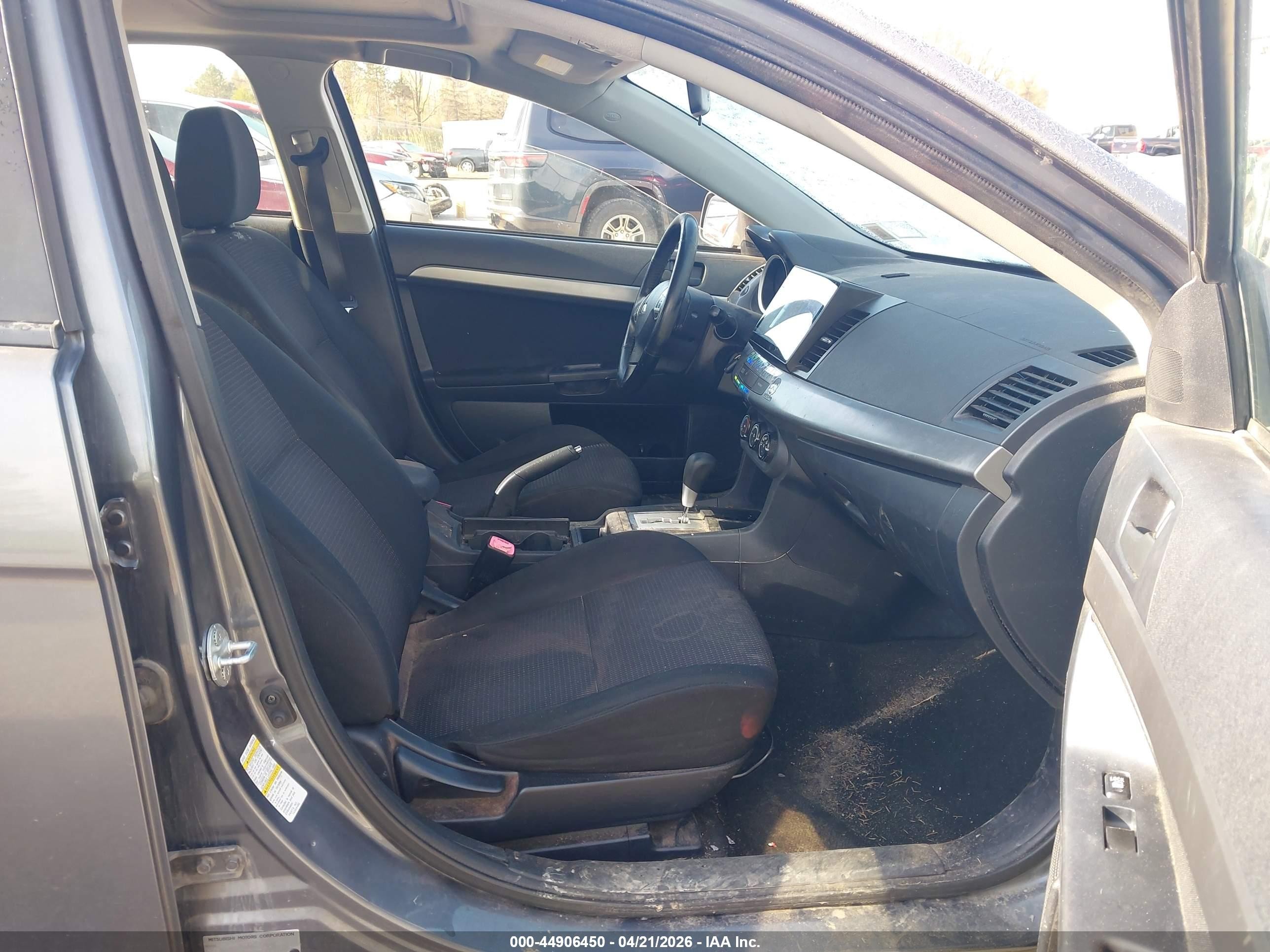 2011 Mitsubishi Lancer Sportback Es Gray vin: JA32X2HU2BU000843