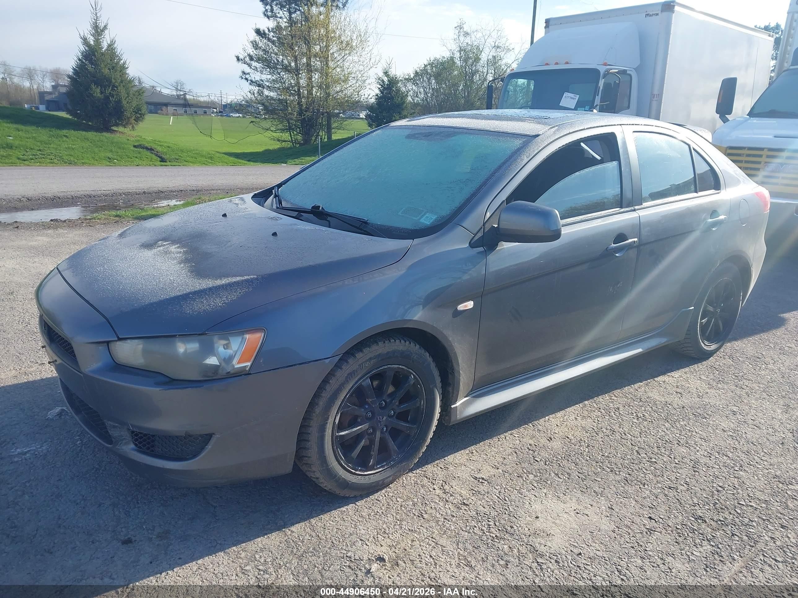 2011 Mitsubishi Lancer Sportback Es Gray vin: JA32X2HU2BU000843