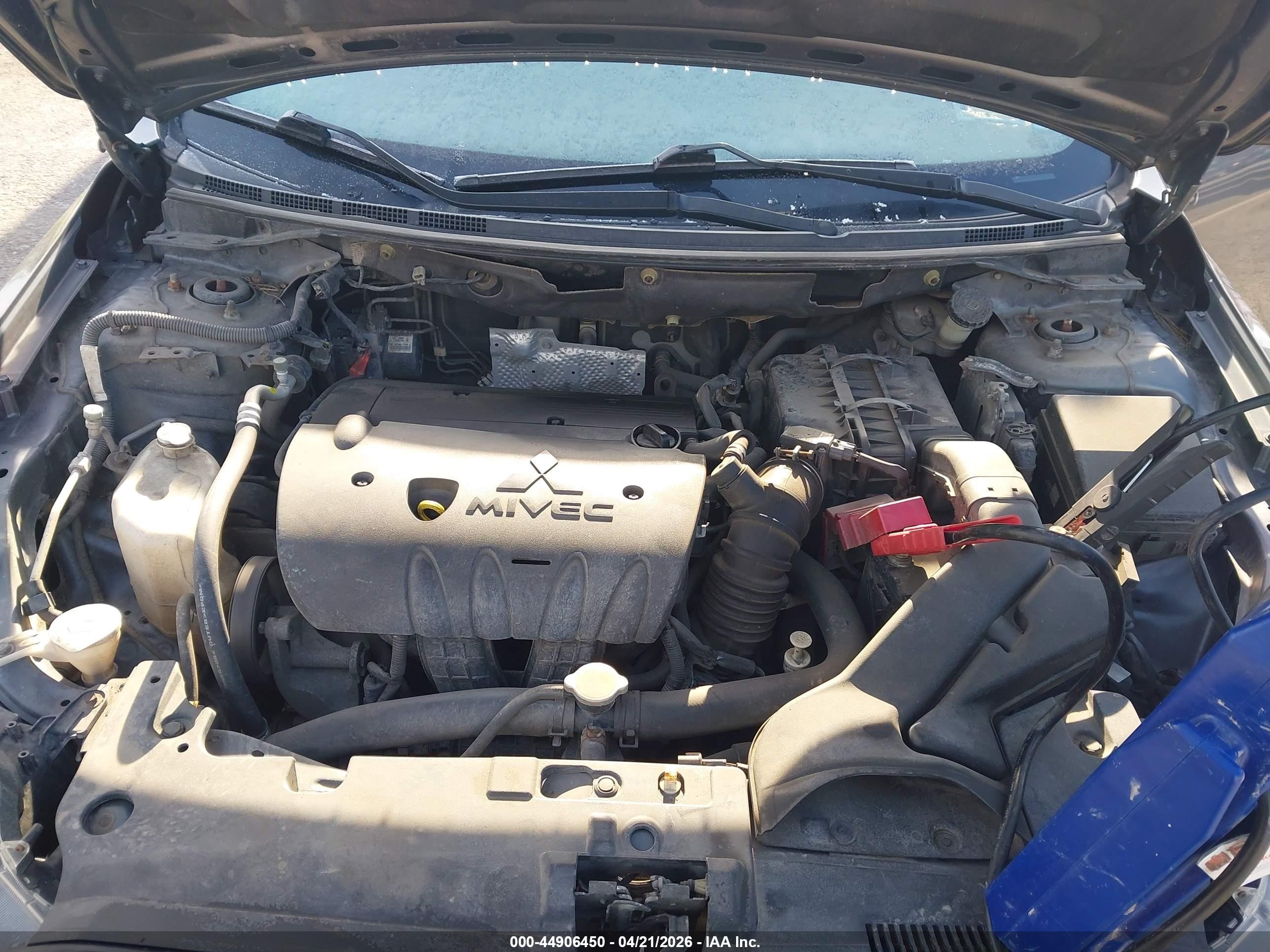 2011 Mitsubishi Lancer Sportback Es Gray vin: JA32X2HU2BU000843