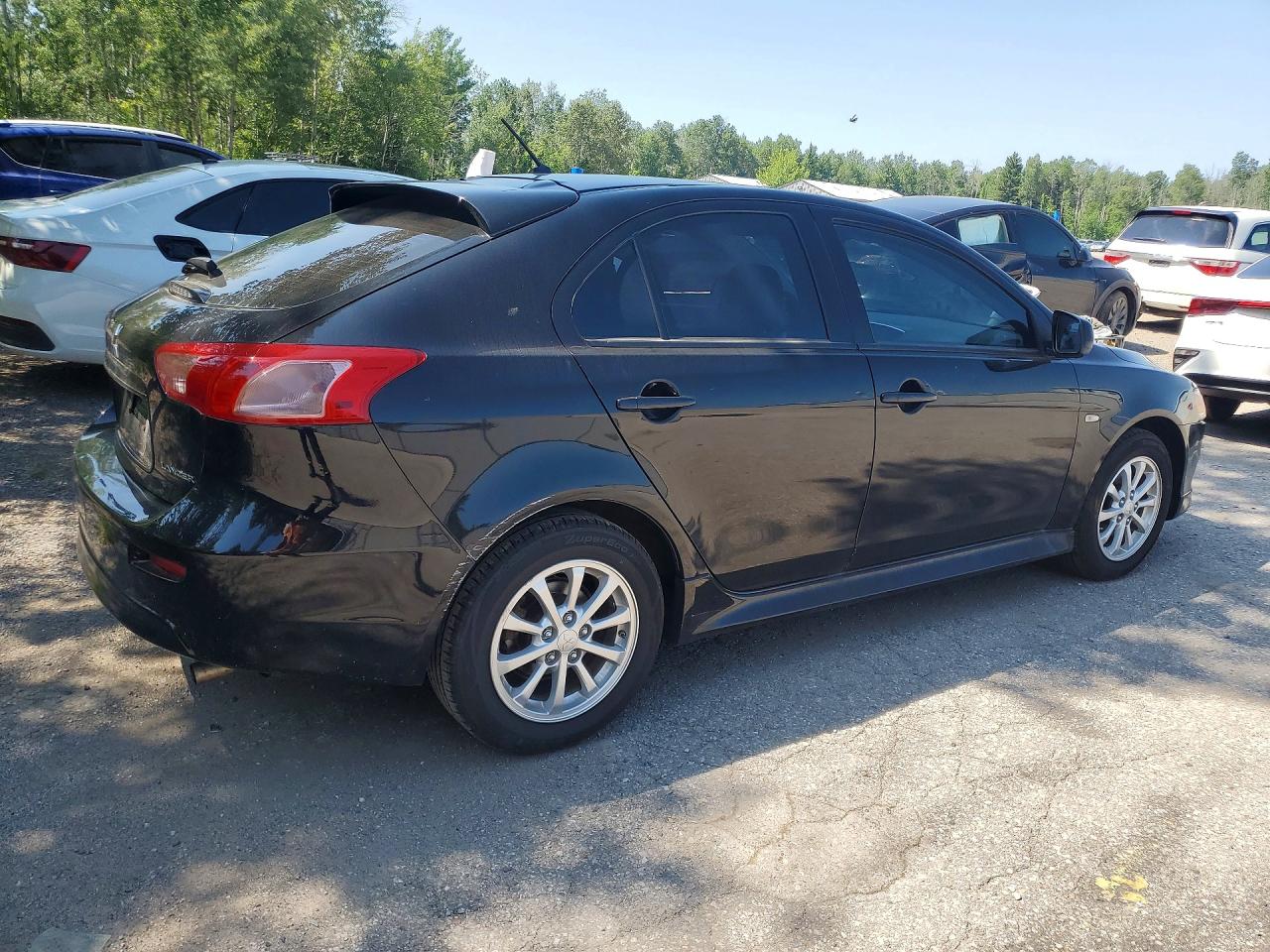 2014 Mitsubishi Lancer Es/es Sport Black vin: JA32X2HU2EU602114