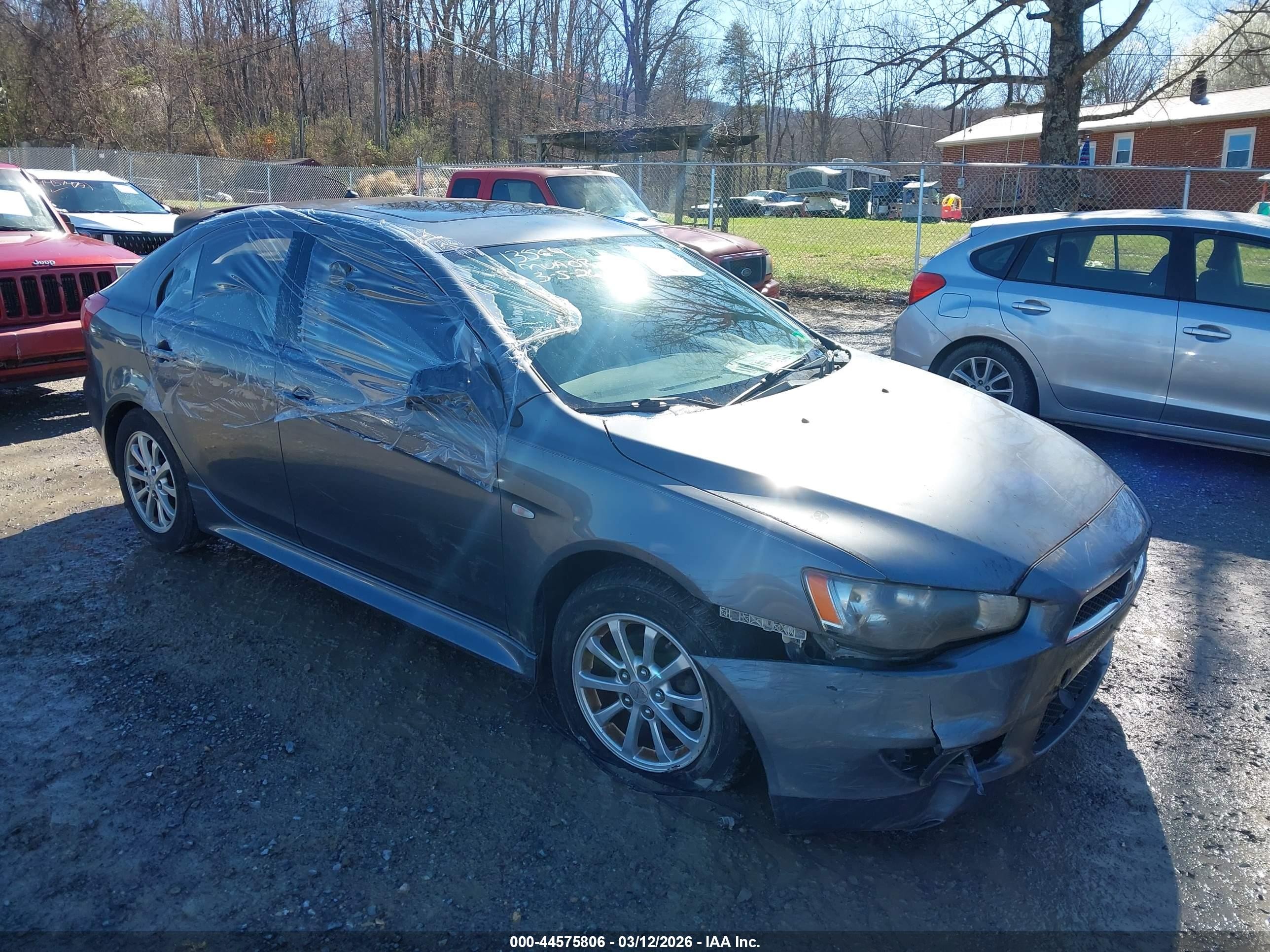 2011 Mitsubishi Lancer Sportback Es Серый vin: JA32X2HU5BU002098