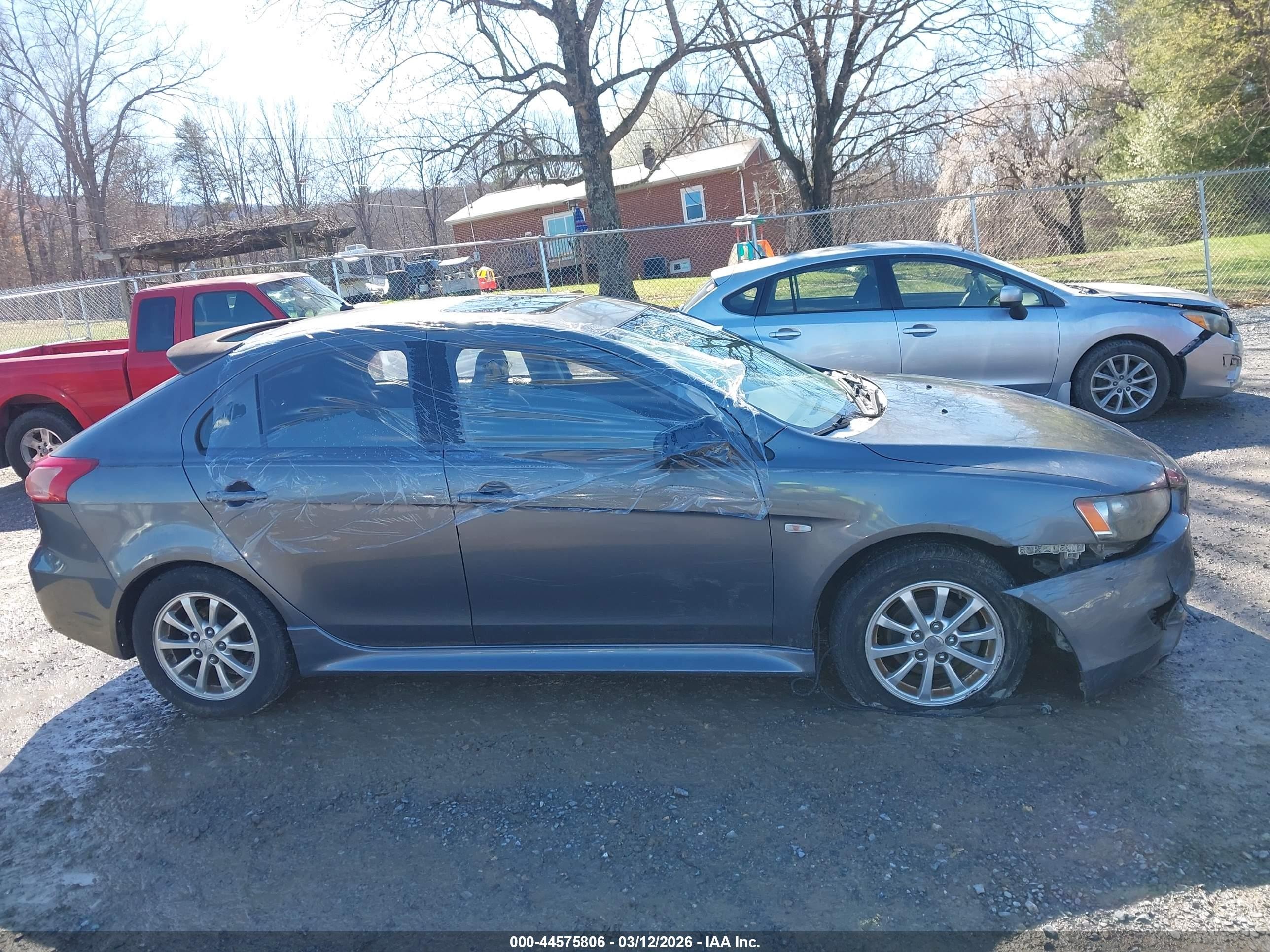 2011 Mitsubishi Lancer Sportback Es Серый vin: JA32X2HU5BU002098