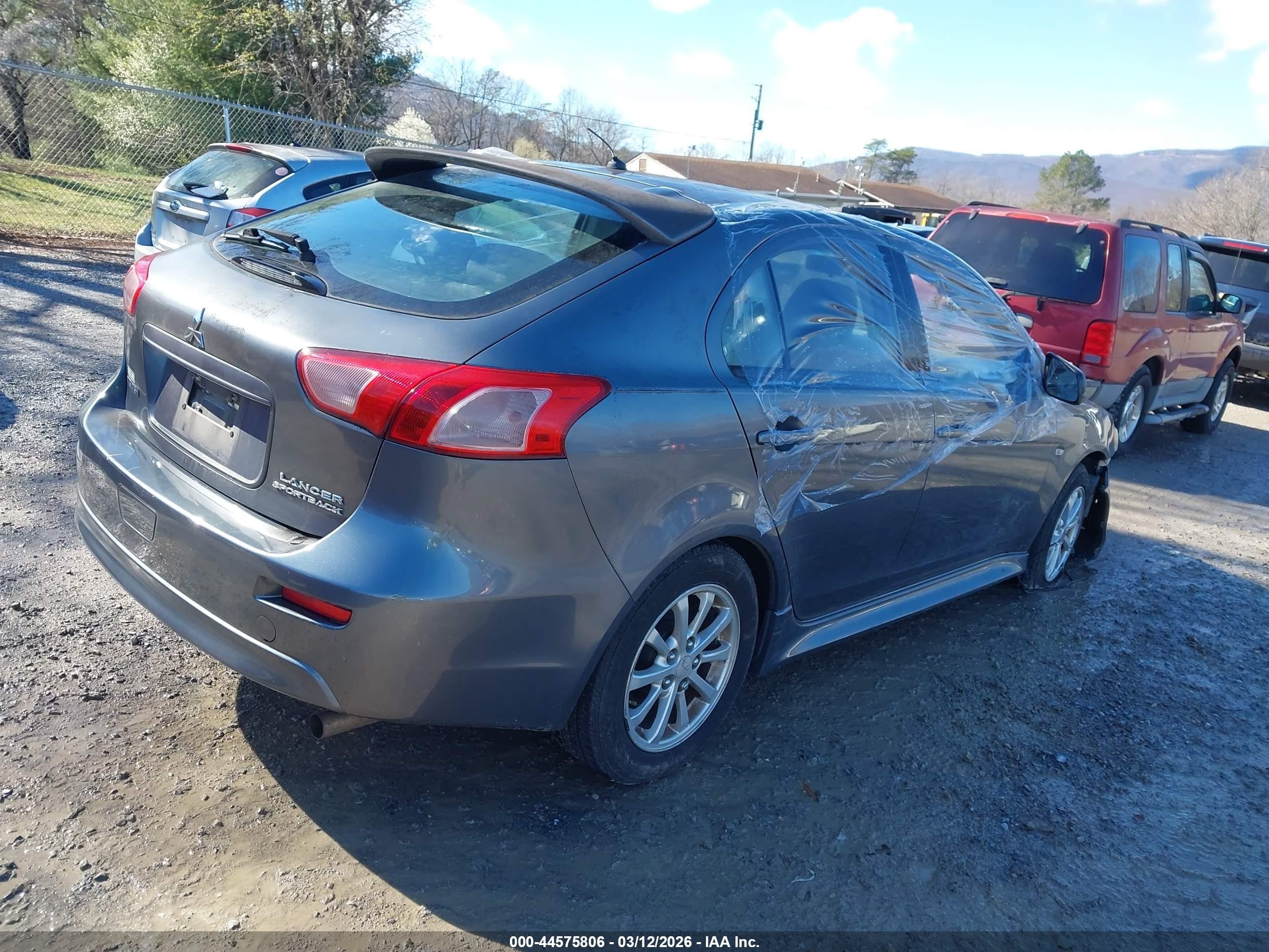 2011 Mitsubishi Lancer Sportback Es Серый vin: JA32X2HU5BU002098