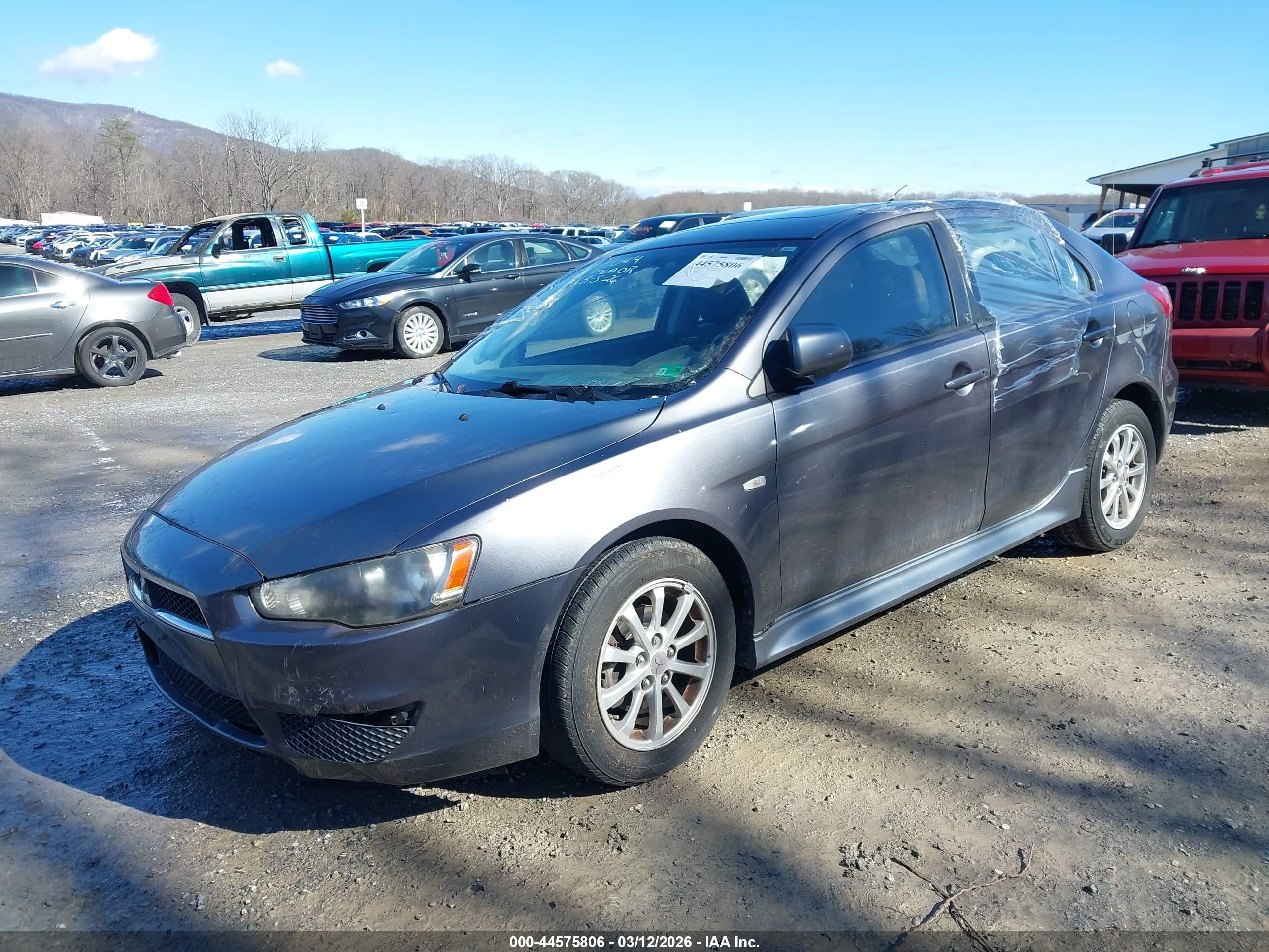 2011 Mitsubishi Lancer Sportback Es Серый vin: JA32X2HU5BU002098