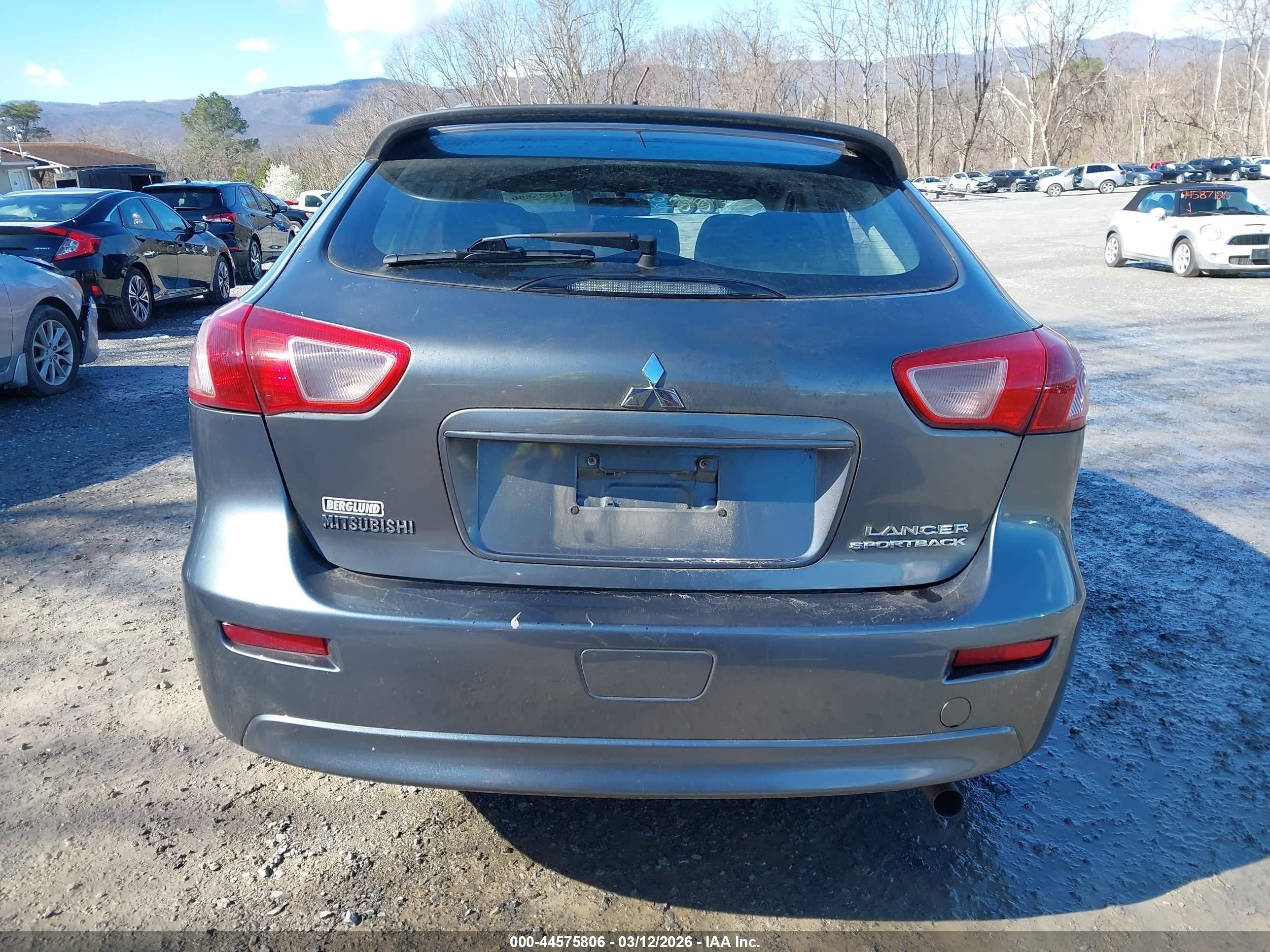 2011 Mitsubishi Lancer Sportback Es Серый vin: JA32X2HU5BU002098