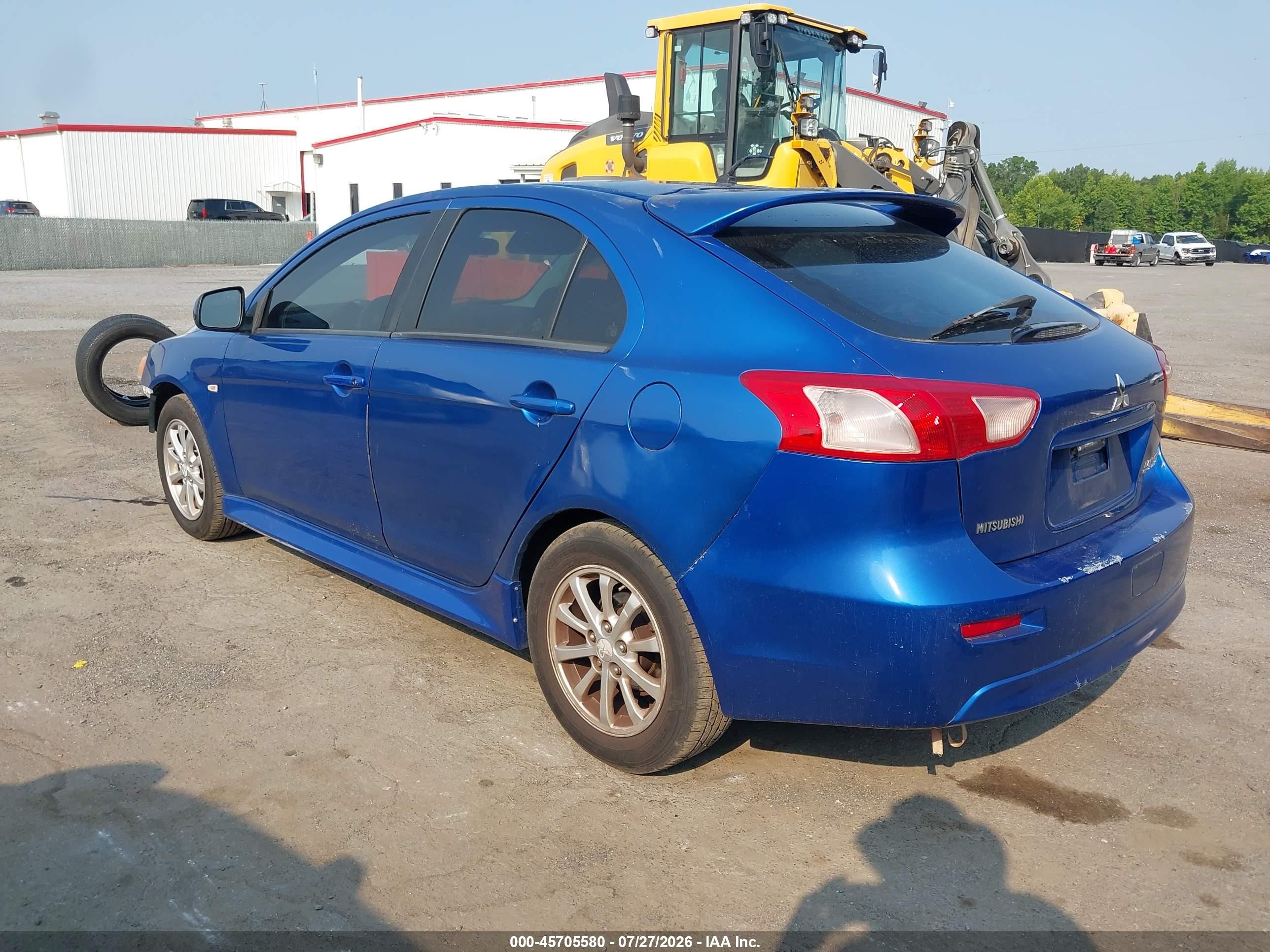 2011 Mitsubishi Lancer Es Blue vin: JA32X2HU8BU002225