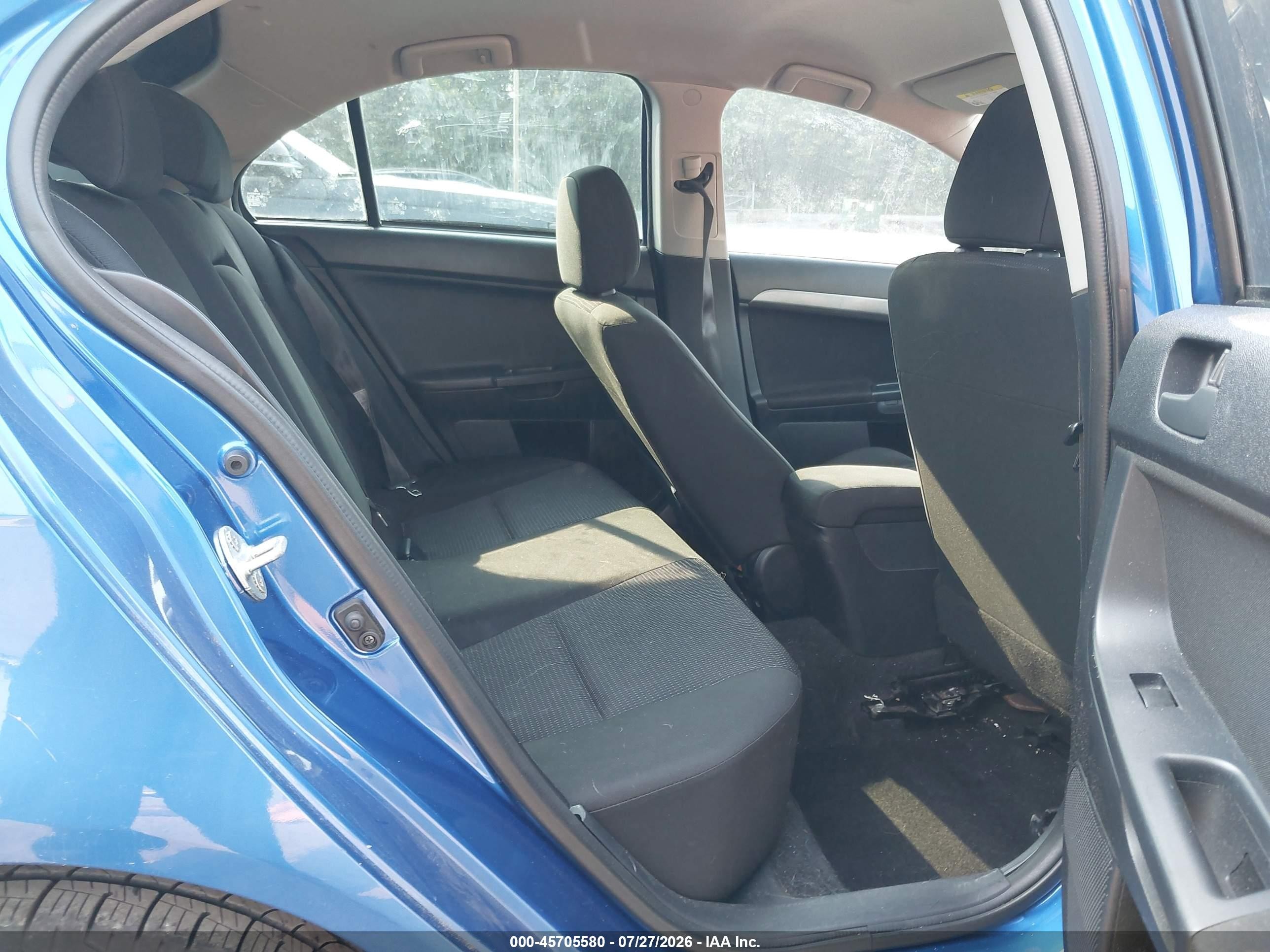 2011 Mitsubishi Lancer Es Blue vin: JA32X2HU8BU002225