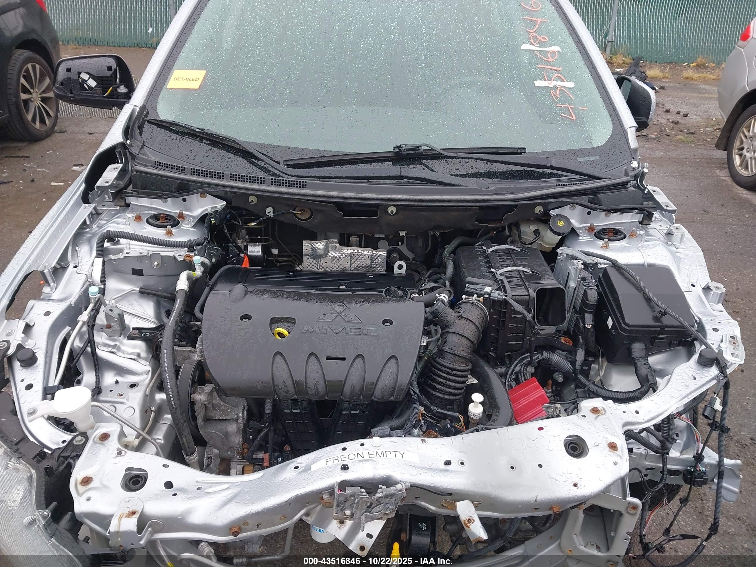 2011 Mitsubishi Lancer Sportback Es Серебряный vin: JA32X2HUXBU003022