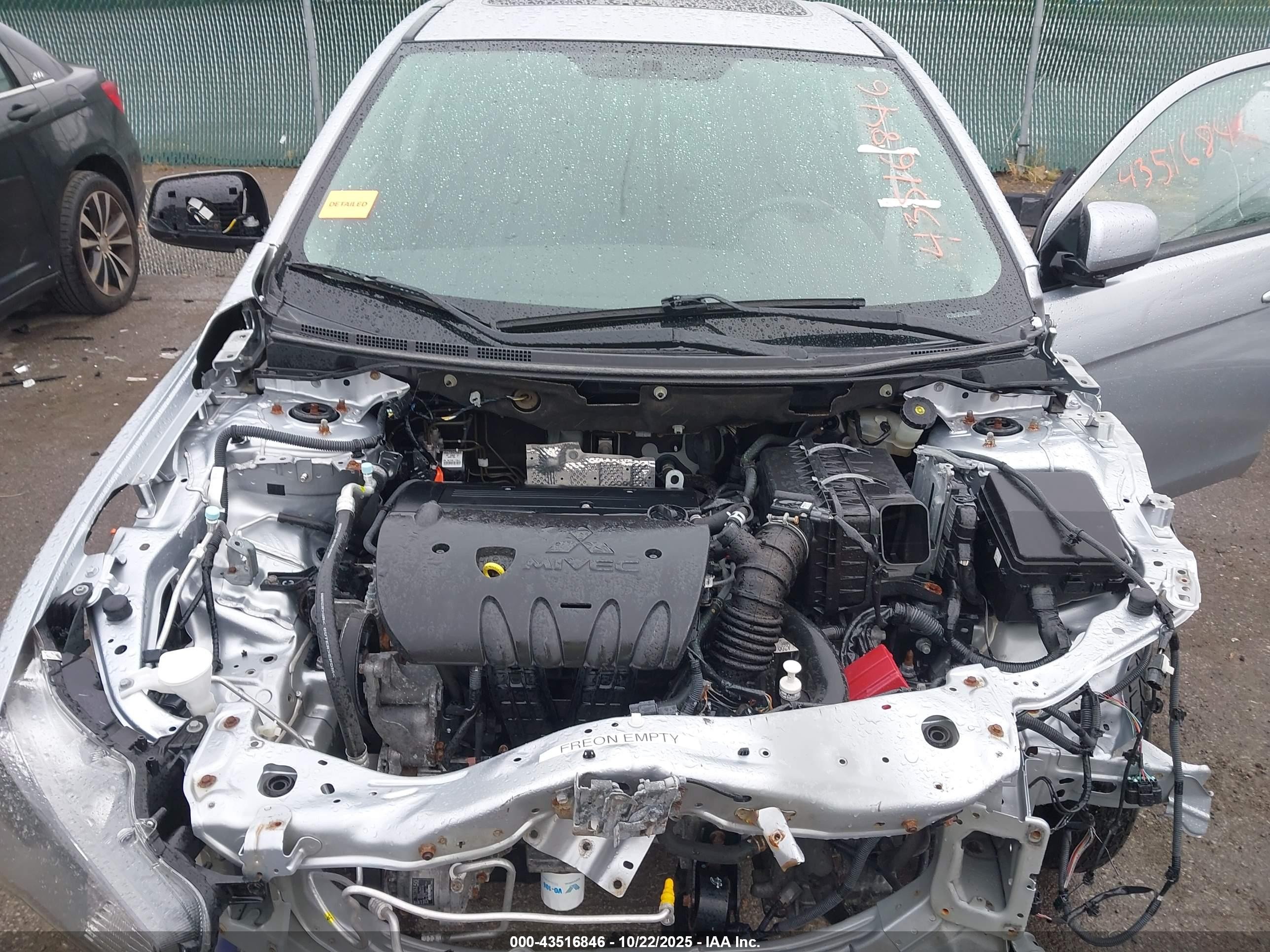 2011 Mitsubishi Lancer Sportback Es Серебряный vin: JA32X2HUXBU003022