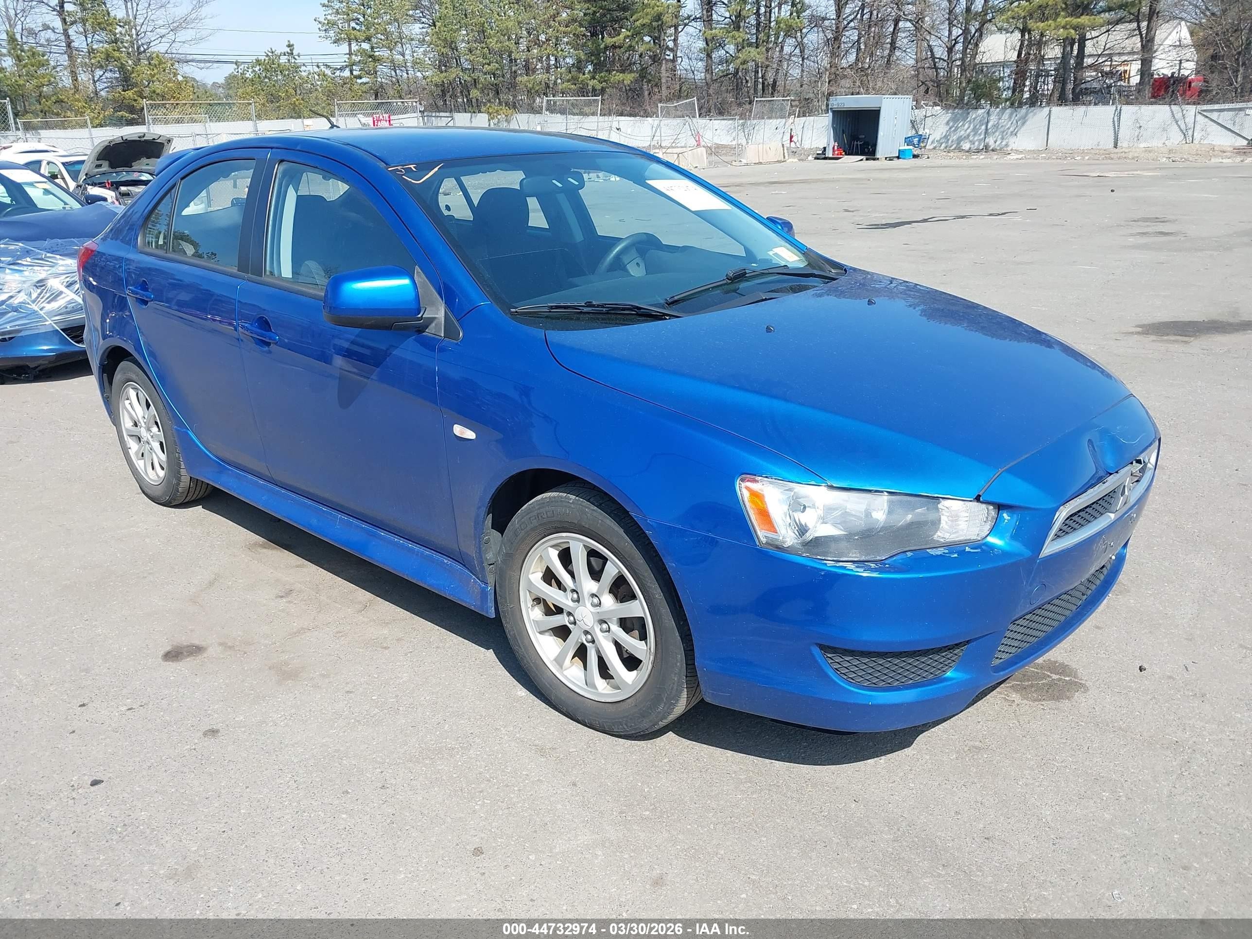 2011 Mitsubishi Lancer Sportback Es Синий vin: JA32X2HUXBU028809