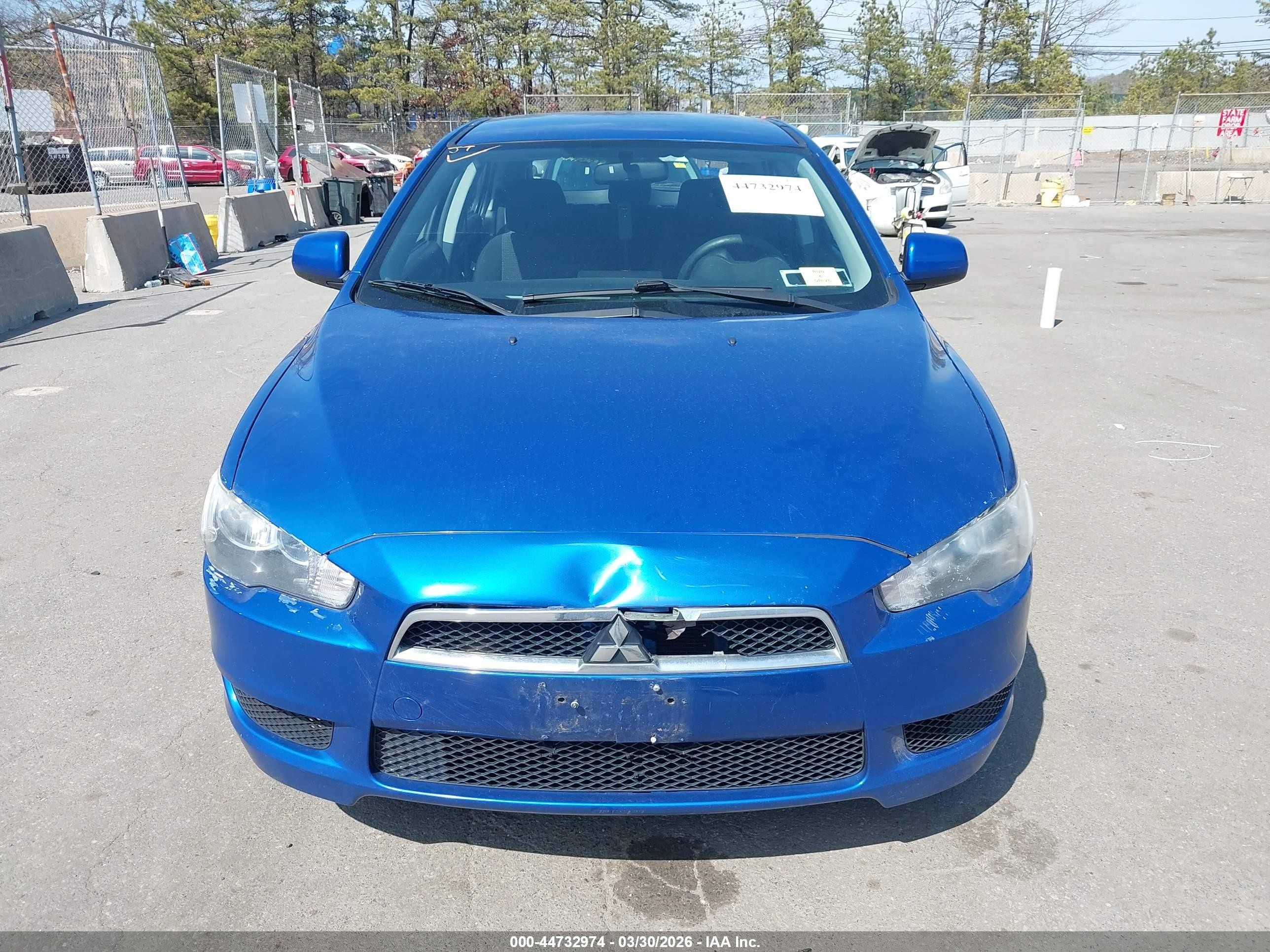 2011 Mitsubishi Lancer Sportback Es Синий vin: JA32X2HUXBU028809