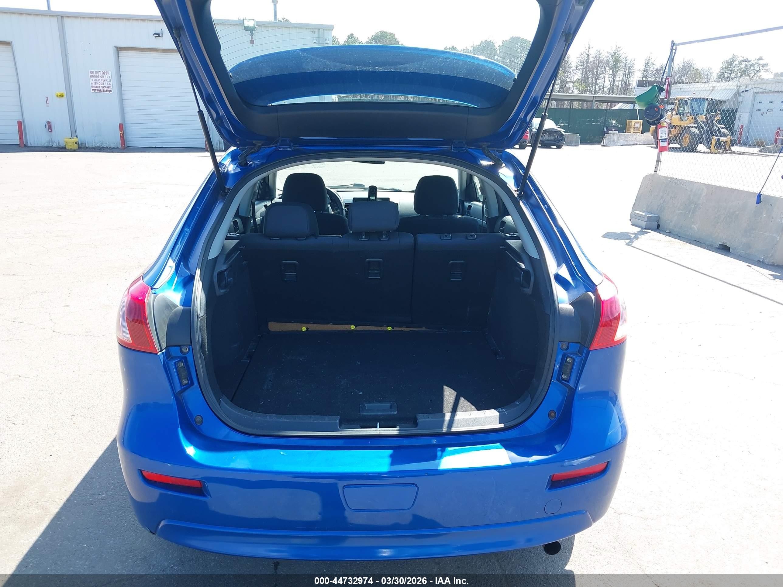 2011 Mitsubishi Lancer Sportback Es Синий vin: JA32X2HUXBU028809