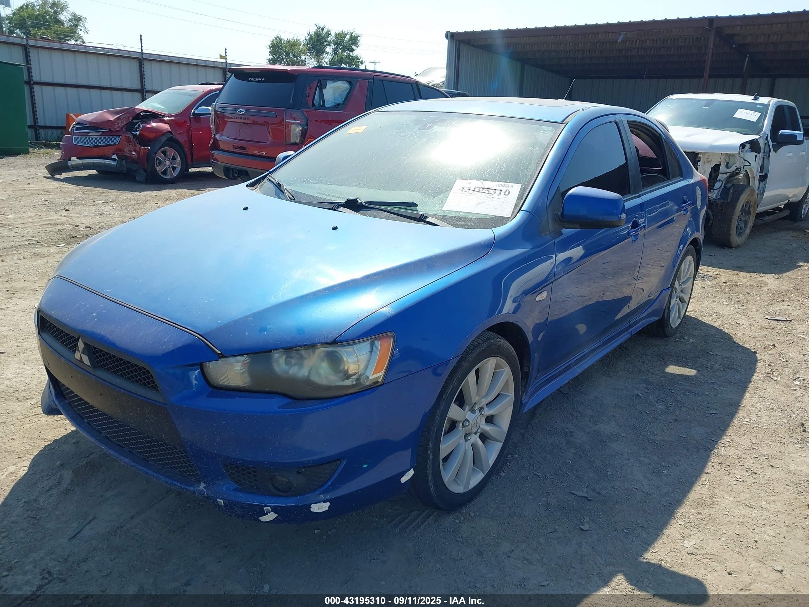 2010 Mitsubishi Lancer Sportback Gts Black vin: JA32X8HW1AU006541